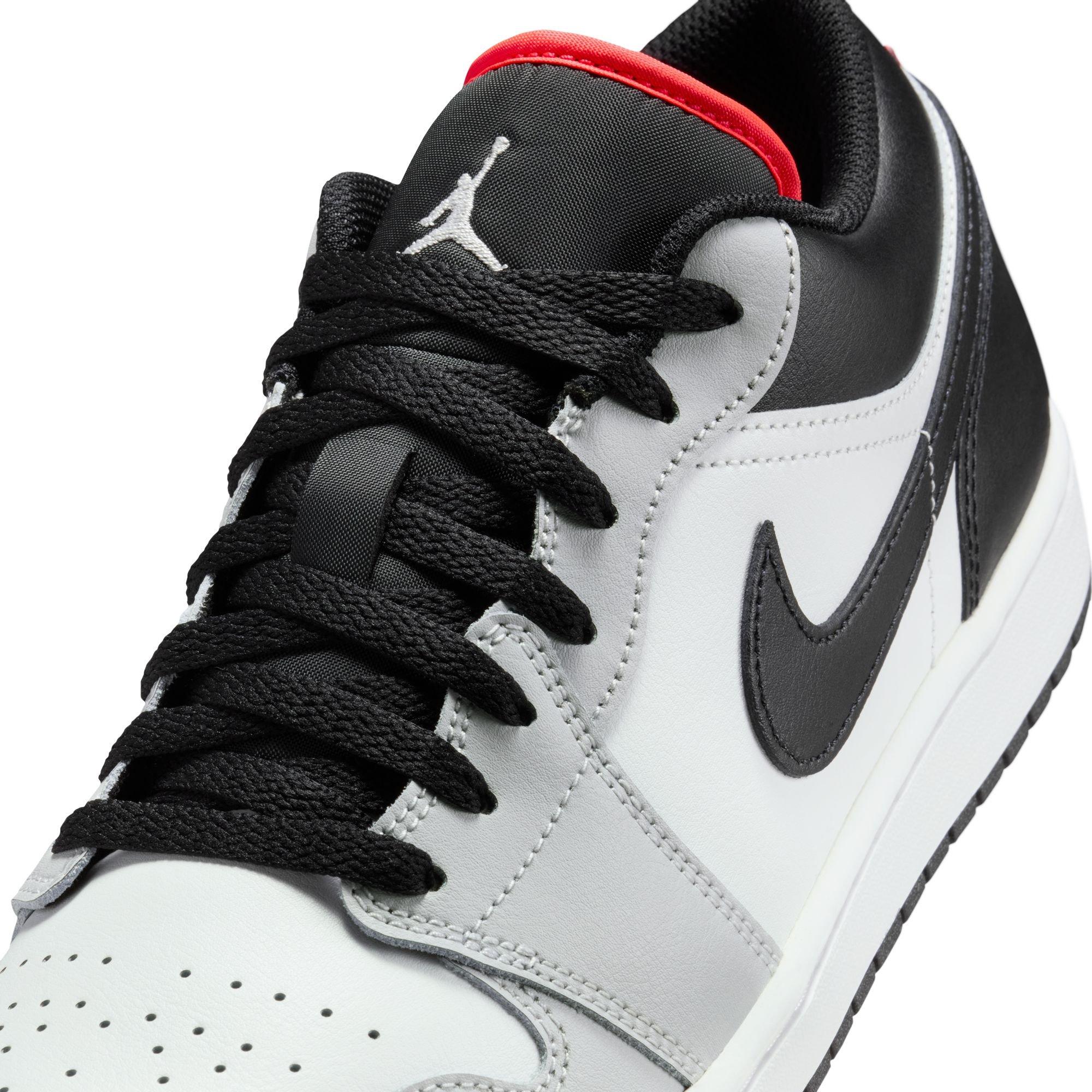Jordan 1 Low "Neutral Grey/Black/Summit White" Men's Shoe - GREY/BLACK/WHITE Thumbnail View 10