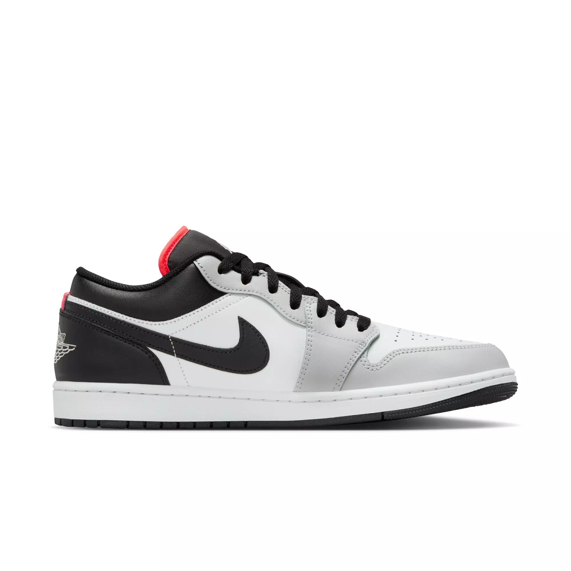 Jordan 1 Low "Neutral Grey/Black/Summit White" Men's Shoe - GREY/BLACK/WHITE