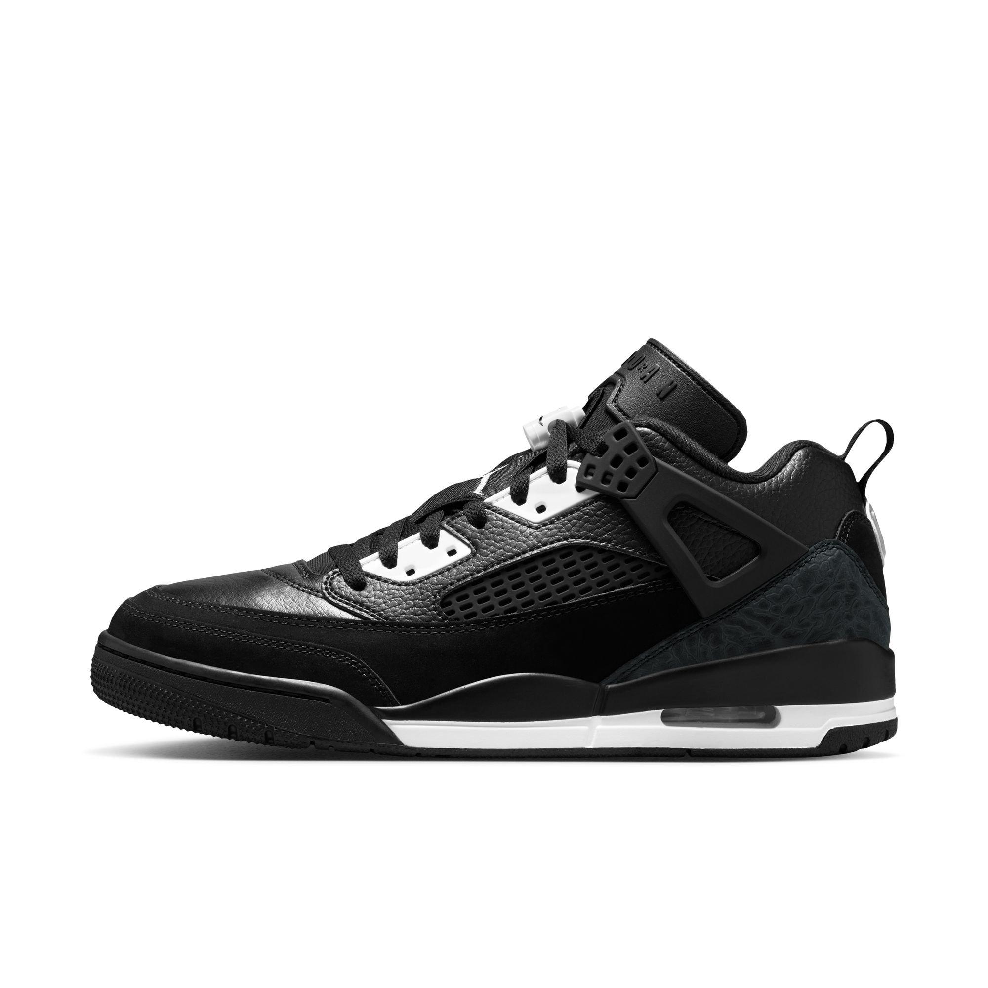 Jordan Spizike Low "Black/White/Anthracite" Men's Shoe - BLACK/WHITE/BLACK Thumbnail View 3