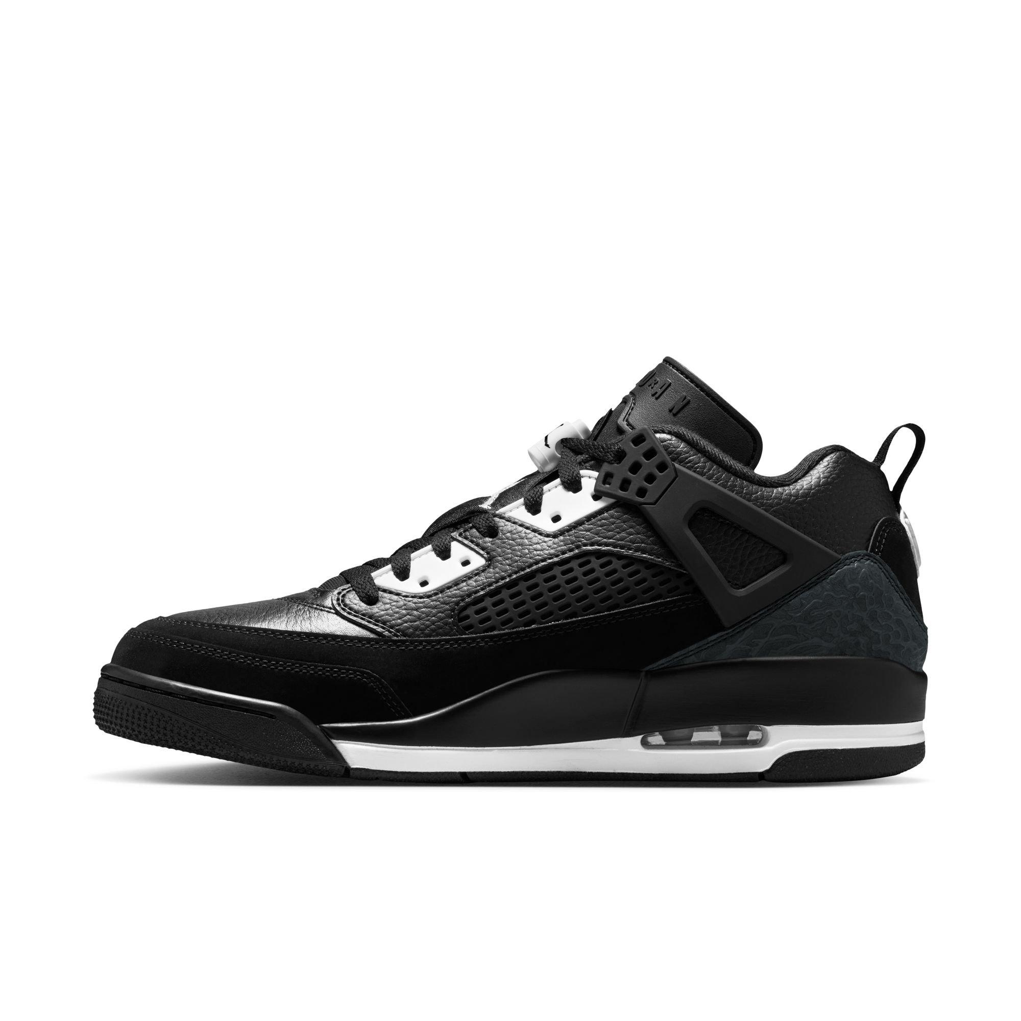 Jordan Spizike Low "Black/White/Anthracite" Men's Shoe - BLACK/WHITE/BLACK Thumbnail View 4