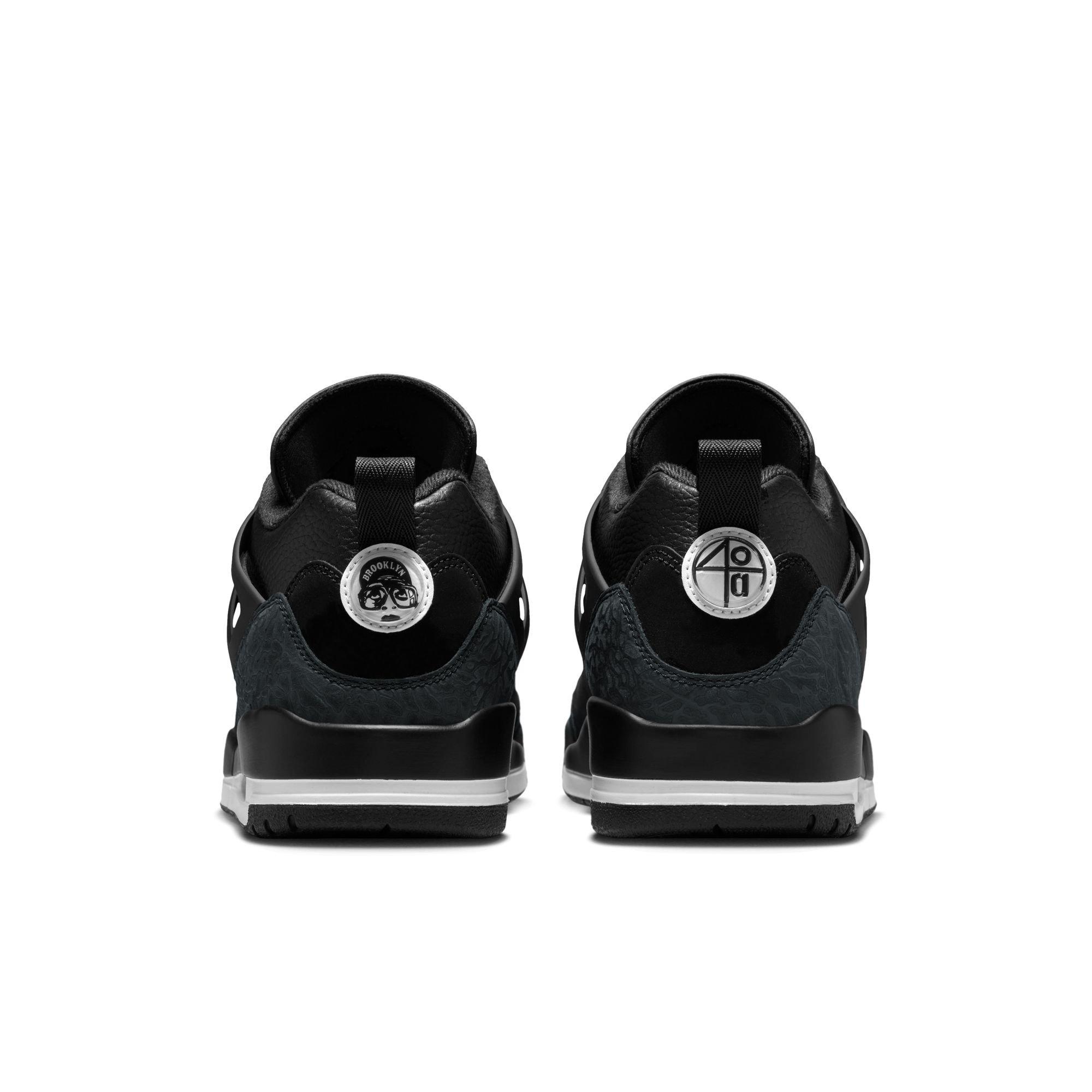 Jordan Spizike Low "Black/White/Anthracite" Men's Shoe - BLACK/WHITE/BLACK Thumbnail View 7