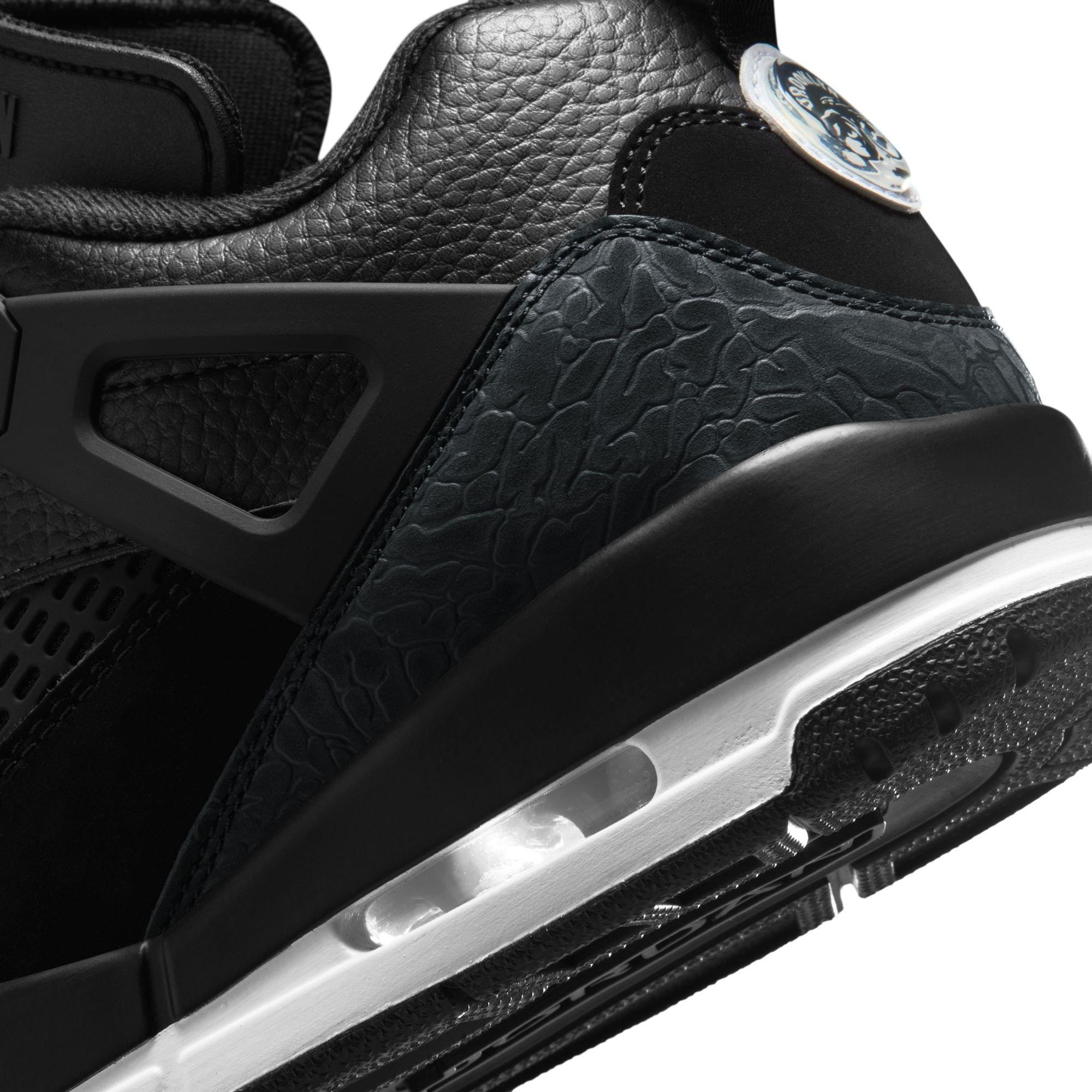 Jordan Spizike Low "Black/White/Anthracite" Men's Shoe - BLACK/WHITE/BLACK Thumbnail View 11