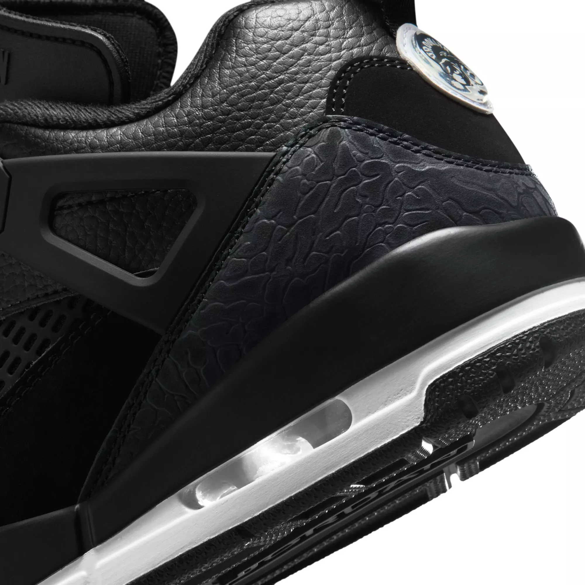 Jordan Spizike Low "Black/White/Anthracite" Men's Shoe - BLACK/WHITE/BLACK