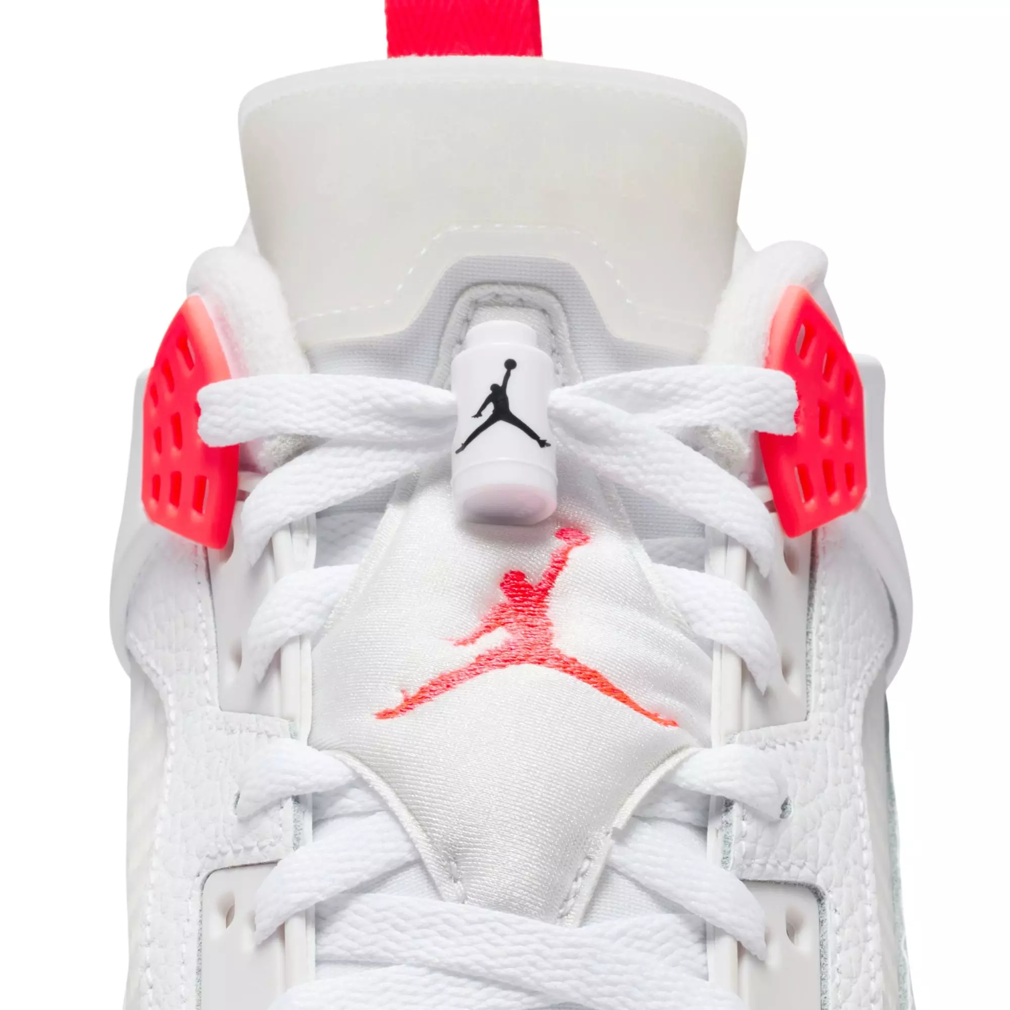 Jordan Spizike Low "White/Bright Crimson/Vast Grey/Black/White" Men's Shoe - WHITE/CRIMSON