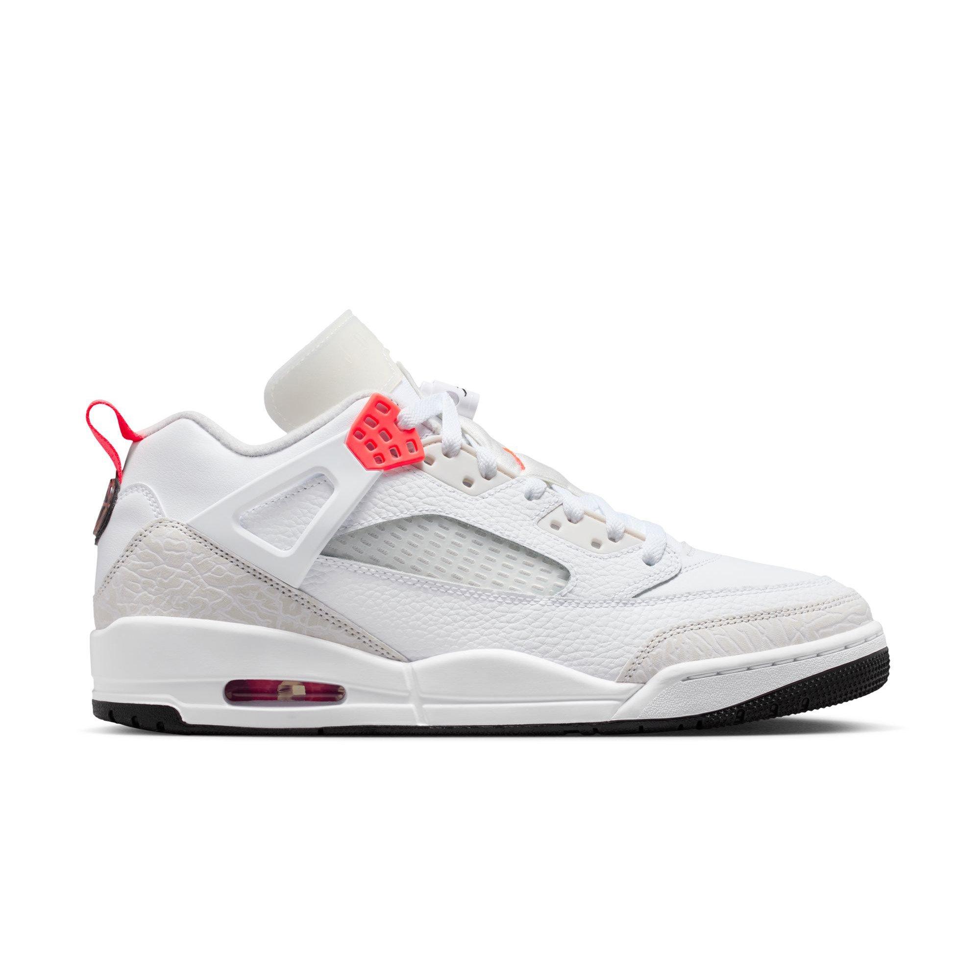 Jordan Spizike Low "White/Bright Crimson/Vast Grey/Black/White" Men's Shoe - WHITE/CRIMSON Thumbnail View 1