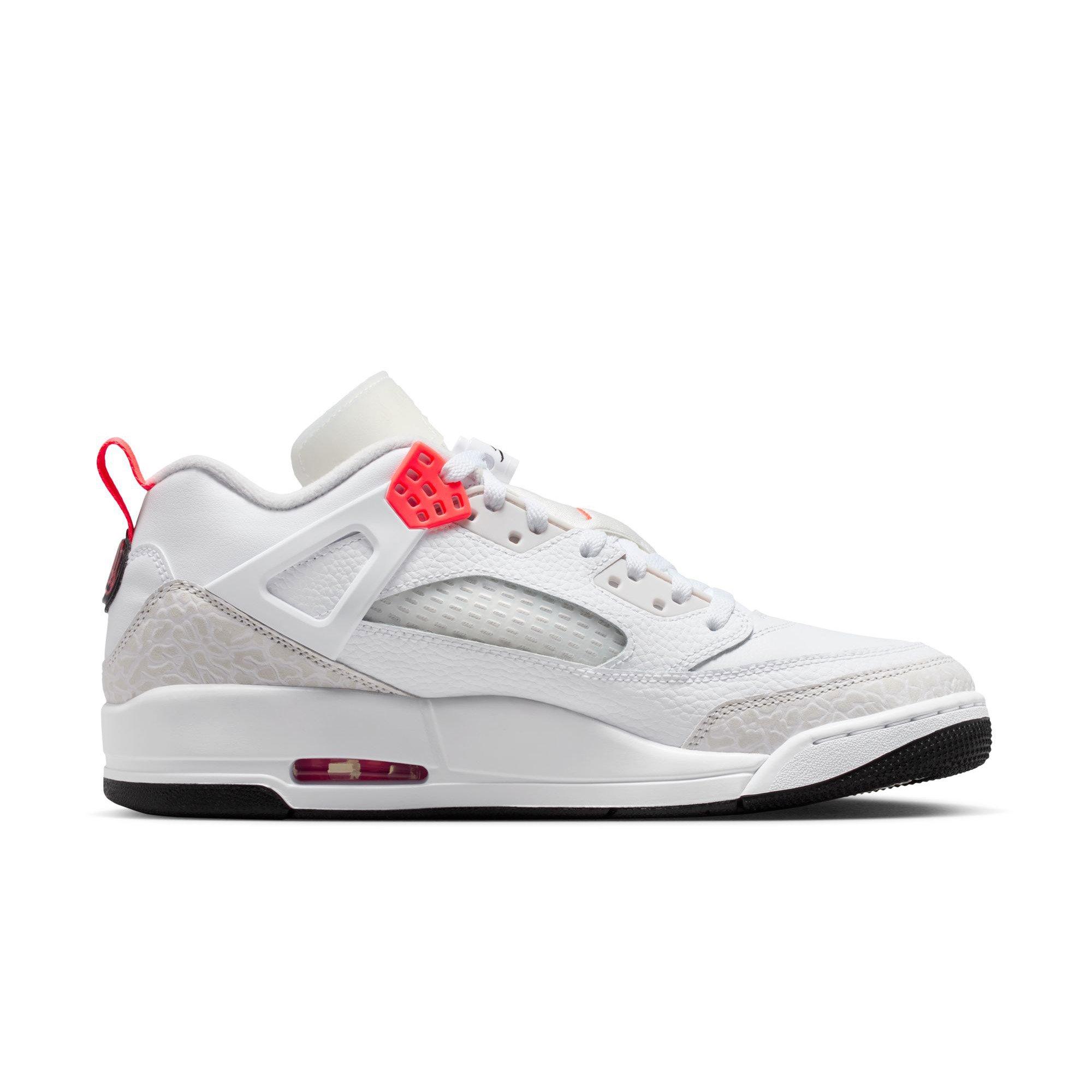 Jordan Spizike Low "White/Bright Crimson/Vast Grey/Black/White" Men's Shoe - WHITE/CRIMSON Thumbnail View 2