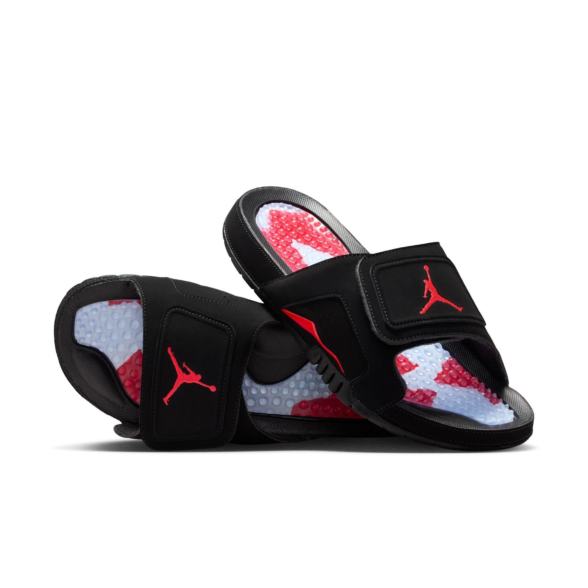 Jordan Hydro VI Retro "Black/Infrared 23" Unisex Slide - BLACK/RED Thumbnail View 5