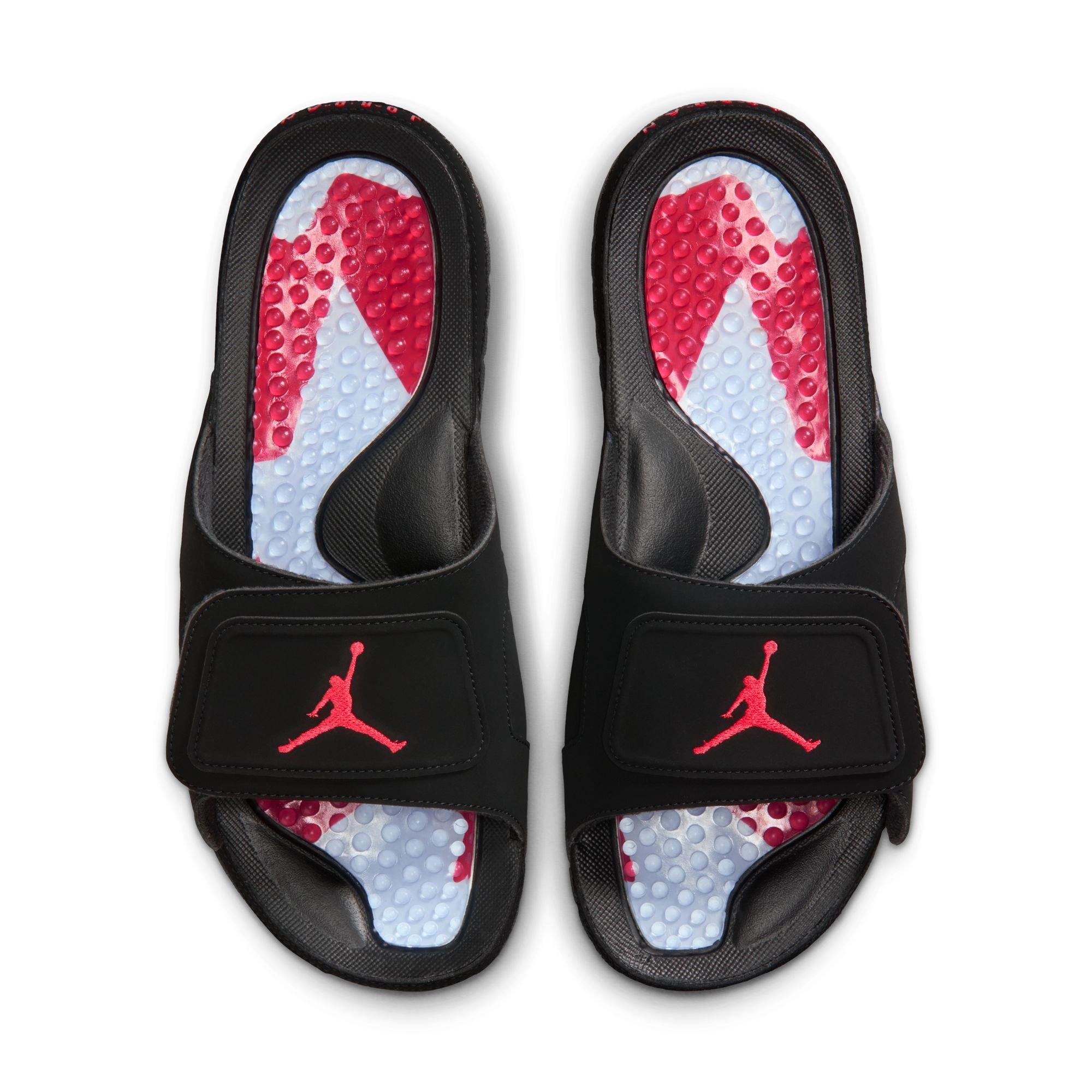 Jordan Hydro VI Retro "Black/Infrared 23" Unisex Slide - BLACK/RED Thumbnail View 6