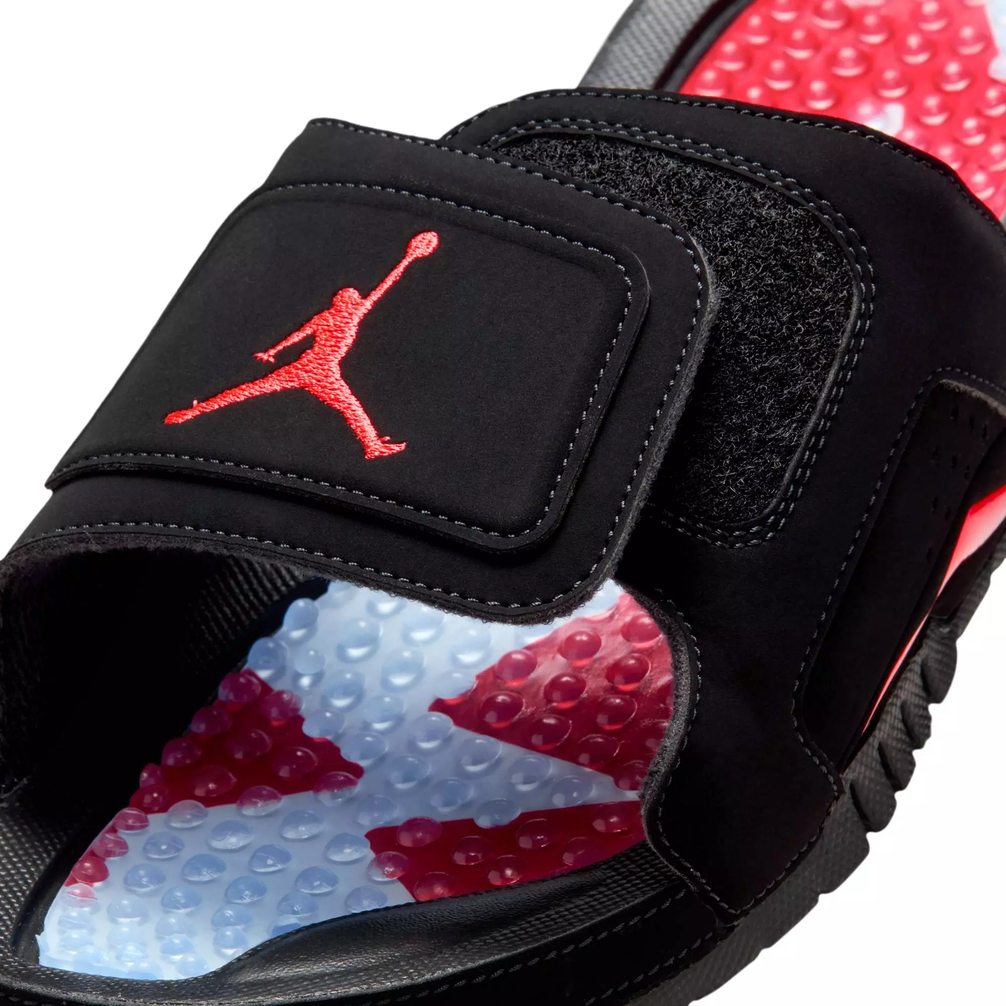Jordan Hydro VI Retro "Black/Infrared 23" Unisex Slide - BLACK/RED