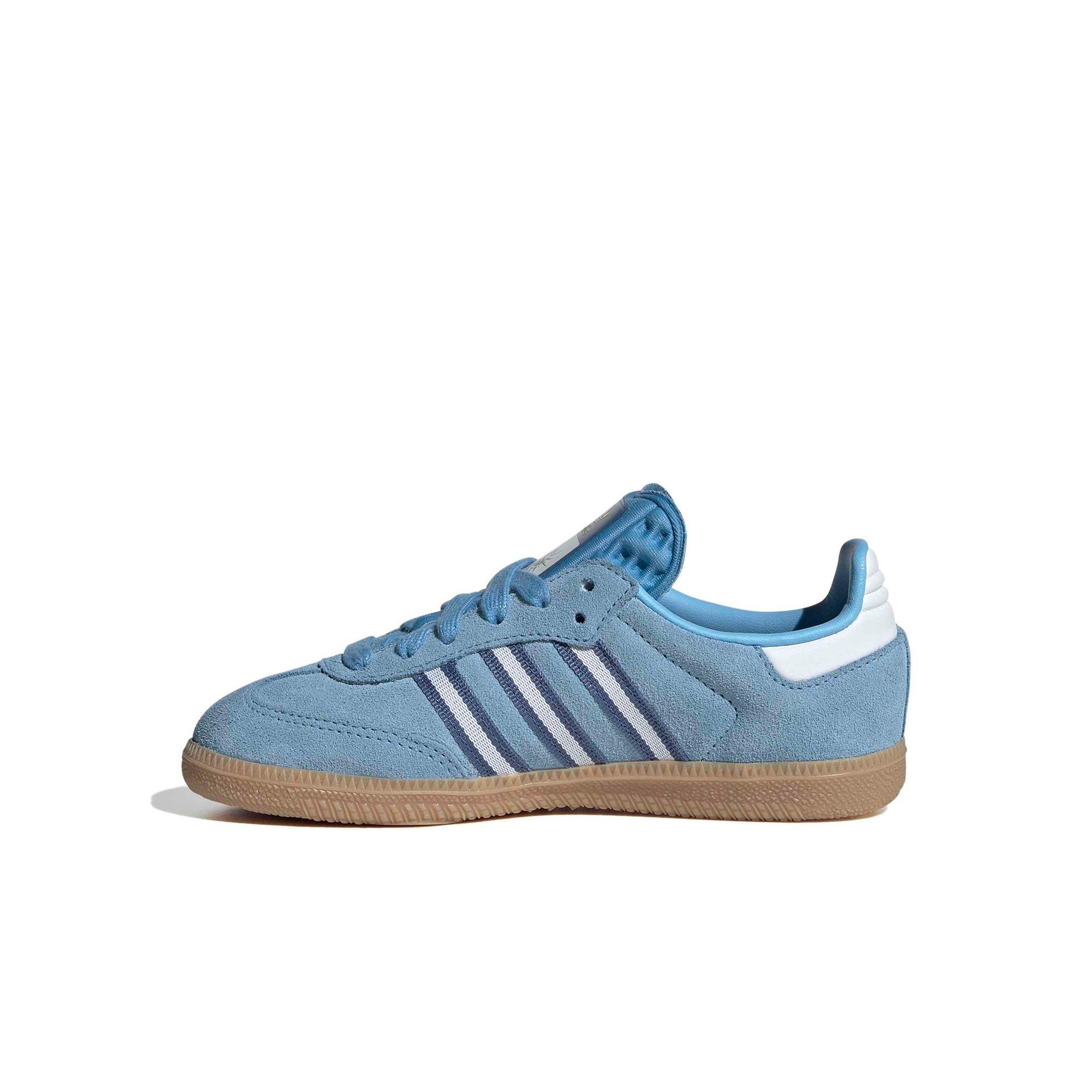 adidas Originals Samba OG Argentina "Light Blue/White" Preschool Boys' Shoe - BLUE/WHITE Thumbnail View 2