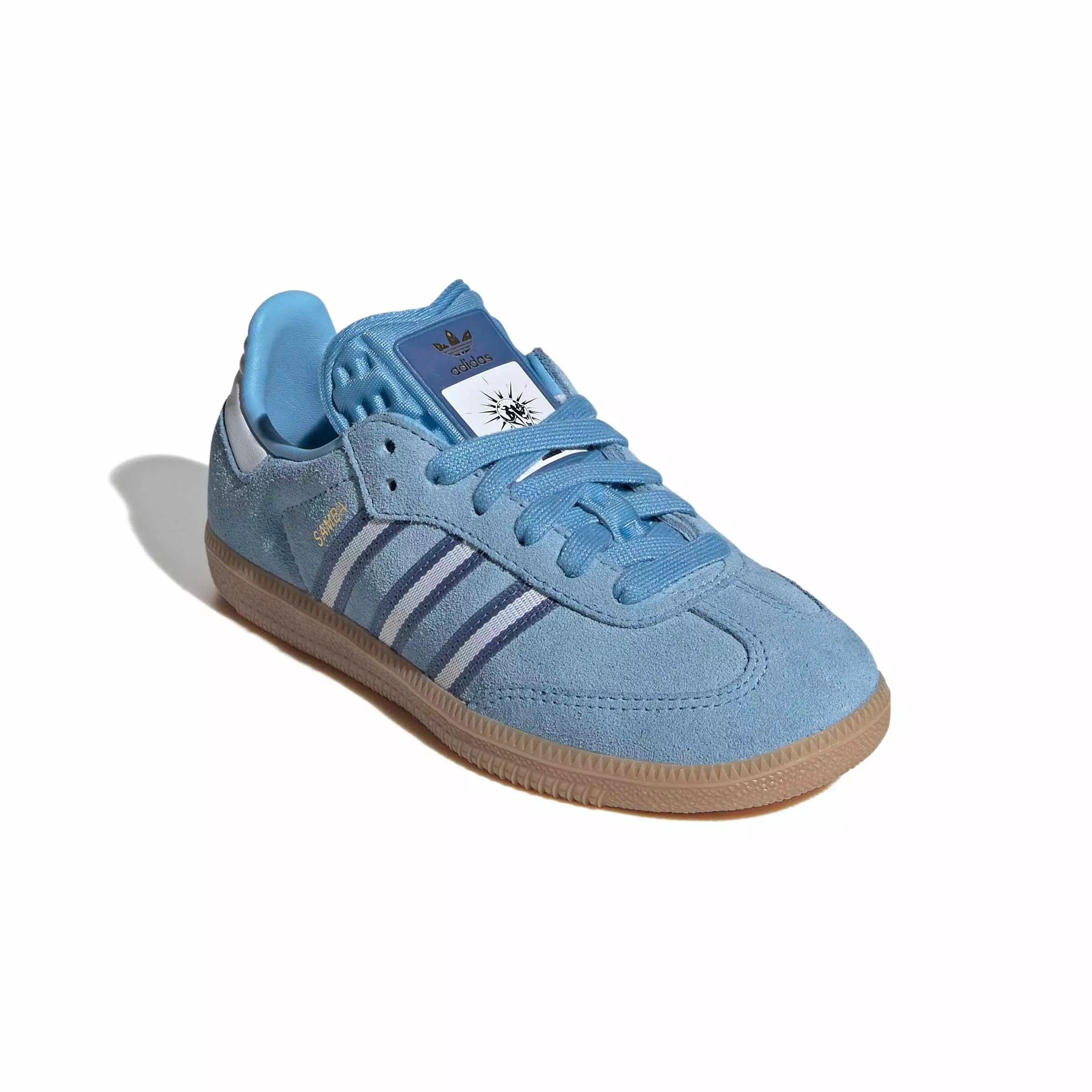 adidas Originals Samba OG Argentina "Light Blue/White" Preschool Boys' Shoe - BLUE/WHITE
