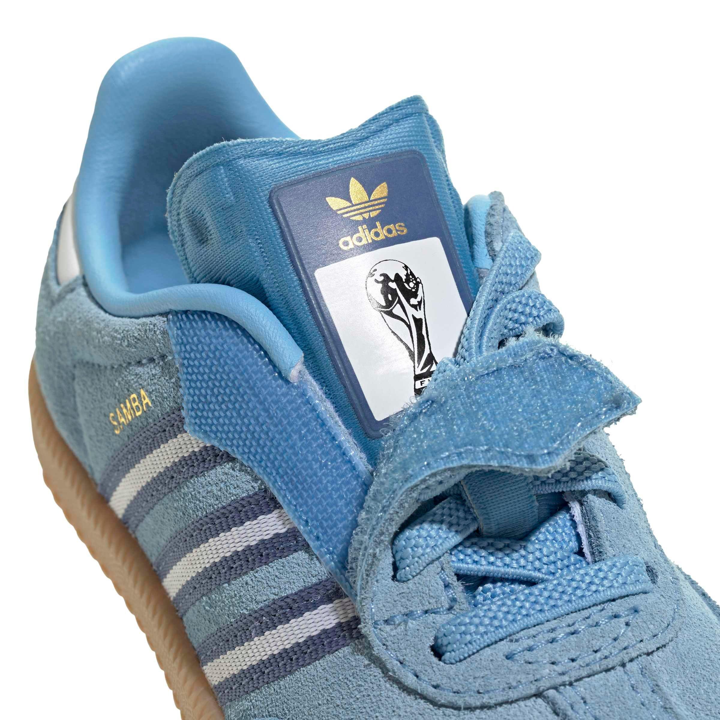 adidas Originals Samba OG Argentina "Light Blue/White" Toddler Boys' Shoe - BLUE/WHITE Thumbnail View 3