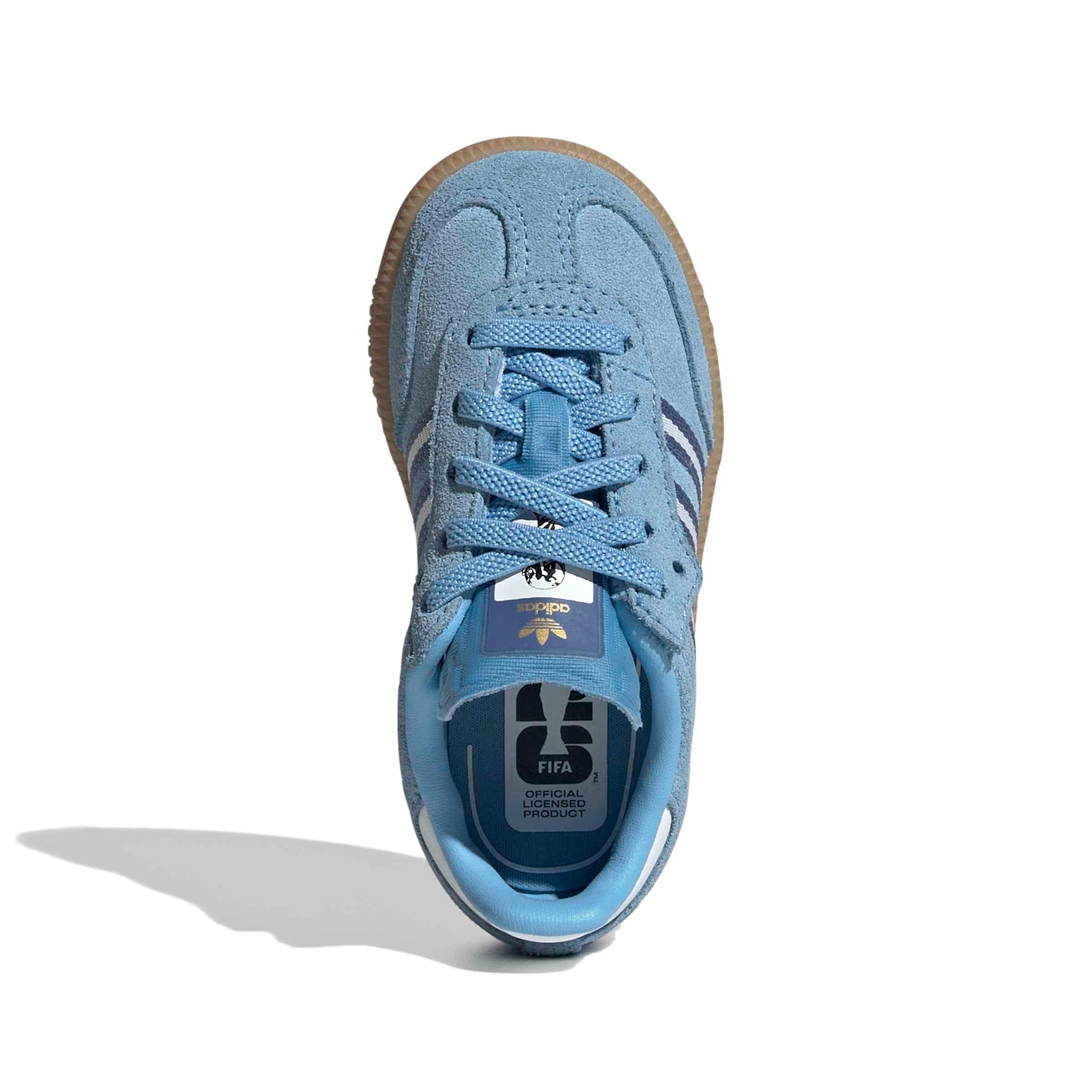 adidas Originals Samba OG Argentina "Light Blue/White" Toddler Boys' Shoe - BLUE/WHITE Thumbnail View 9