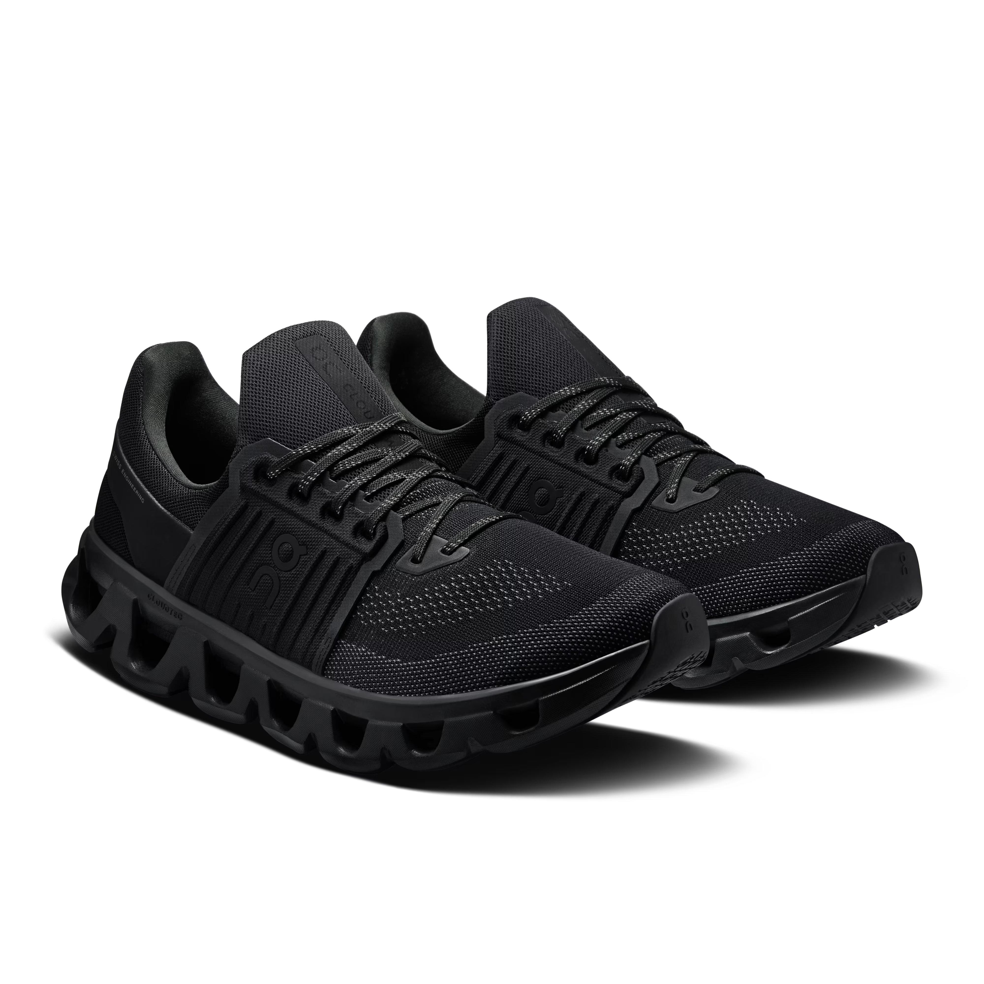 On Cloudswift 4 AD "Black/Black" Men's Shoe - BLACK Thumbnail View 6