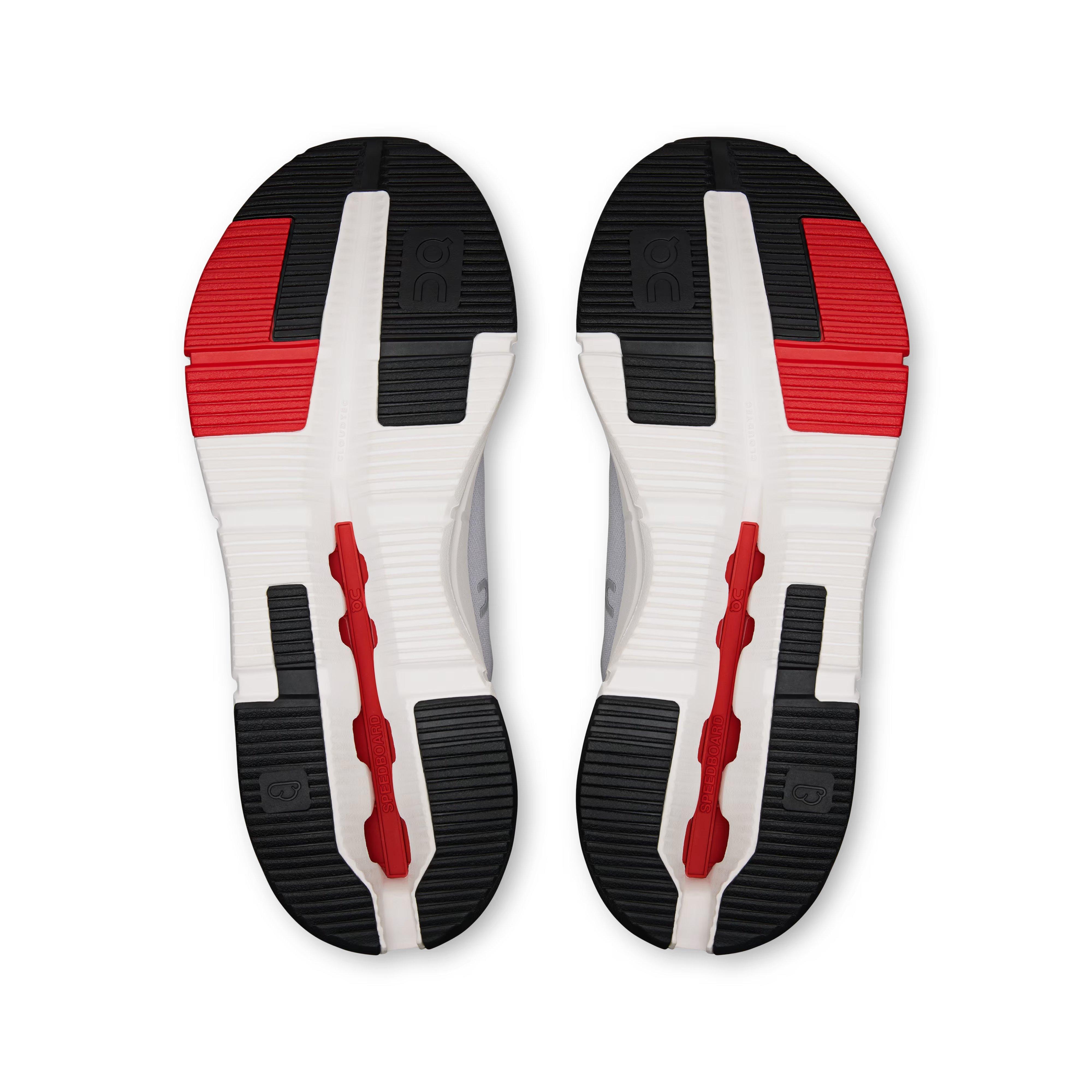 On Cloudnova 2 "Glacier/Robin" Men's Shoe - GREY/RED Thumbnail View 4