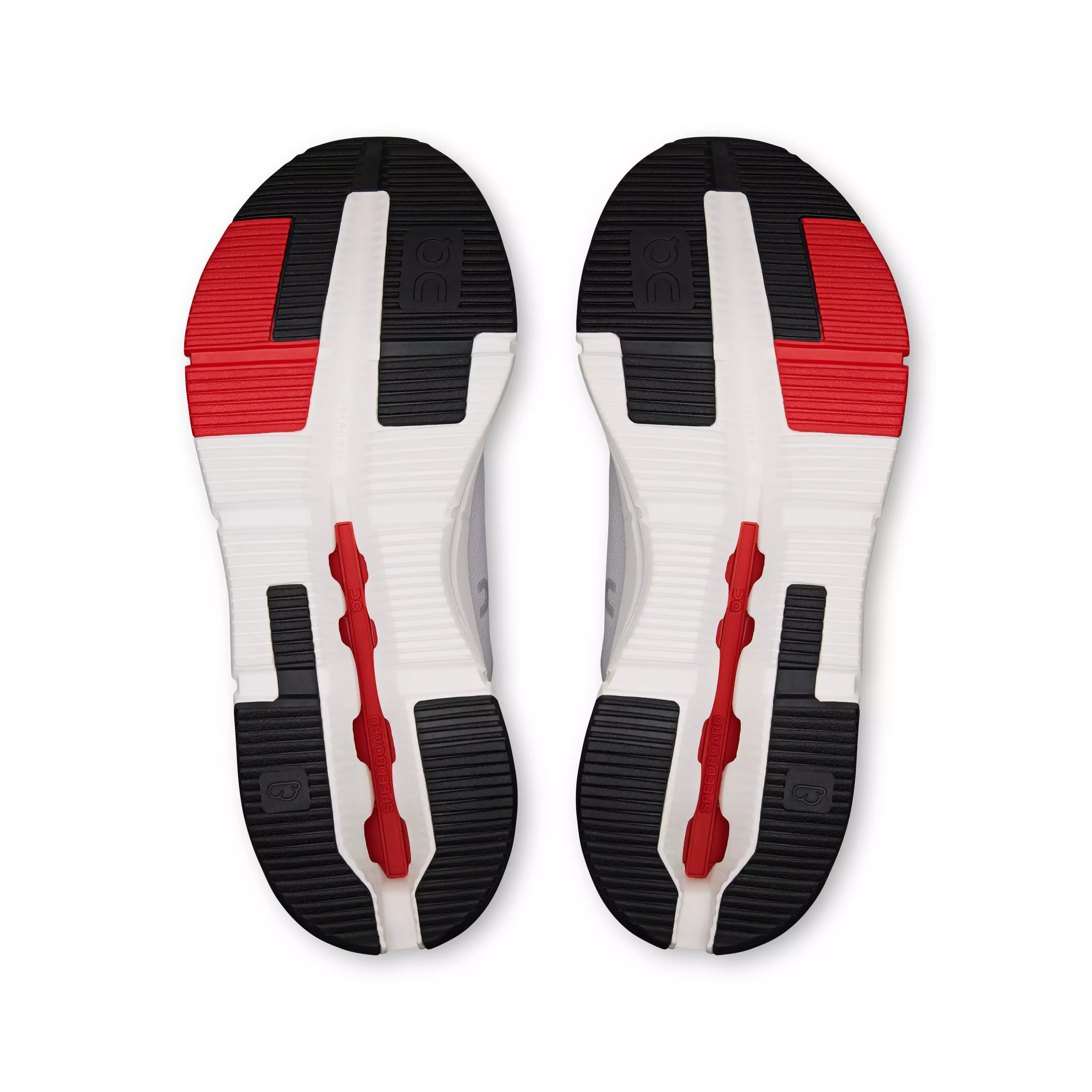 On Cloudnova 2 "Glacier/Robin" Men's Shoe - GREY/RED