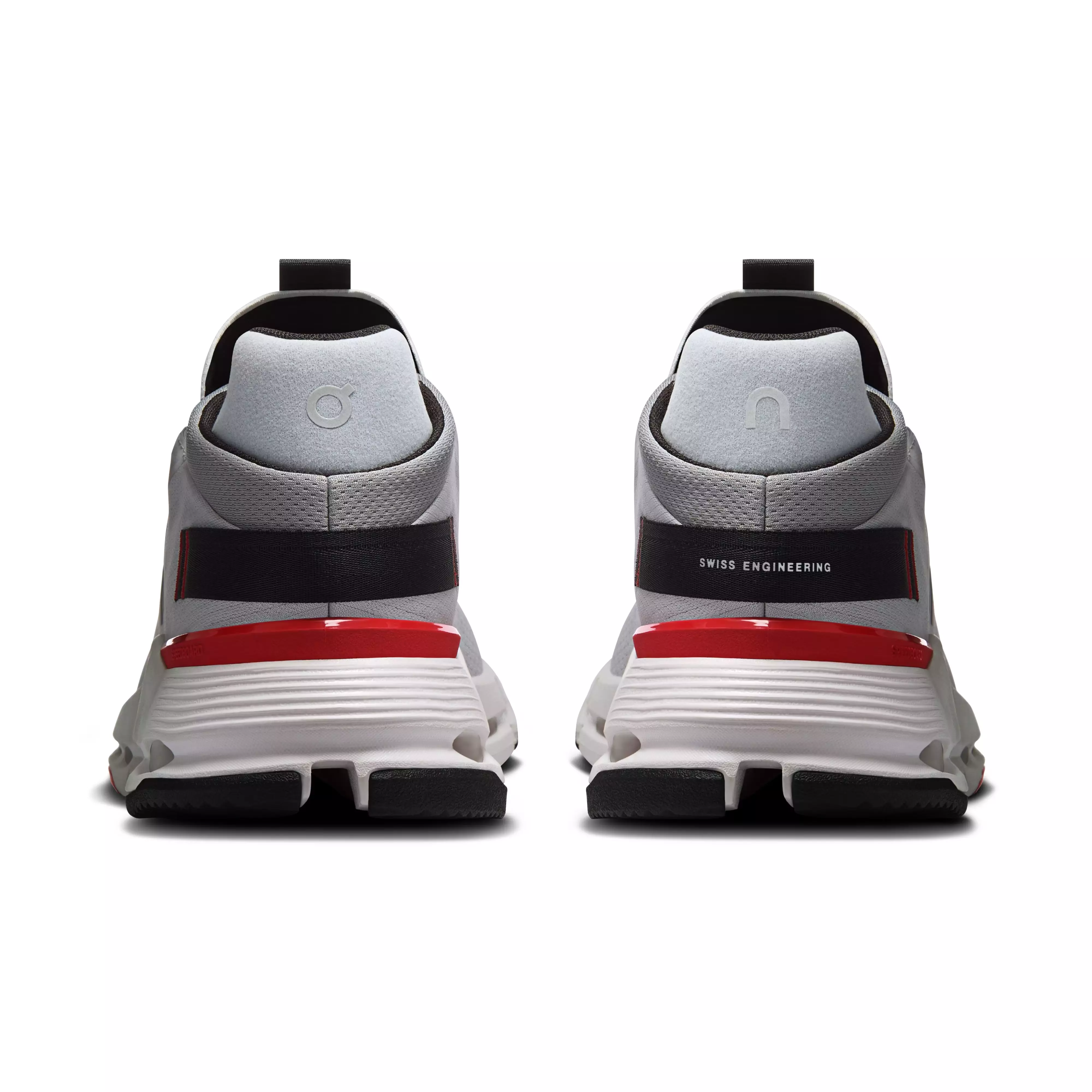 On Cloudnova 2 "Glacier/Robin" Men's Shoe - GREY/RED