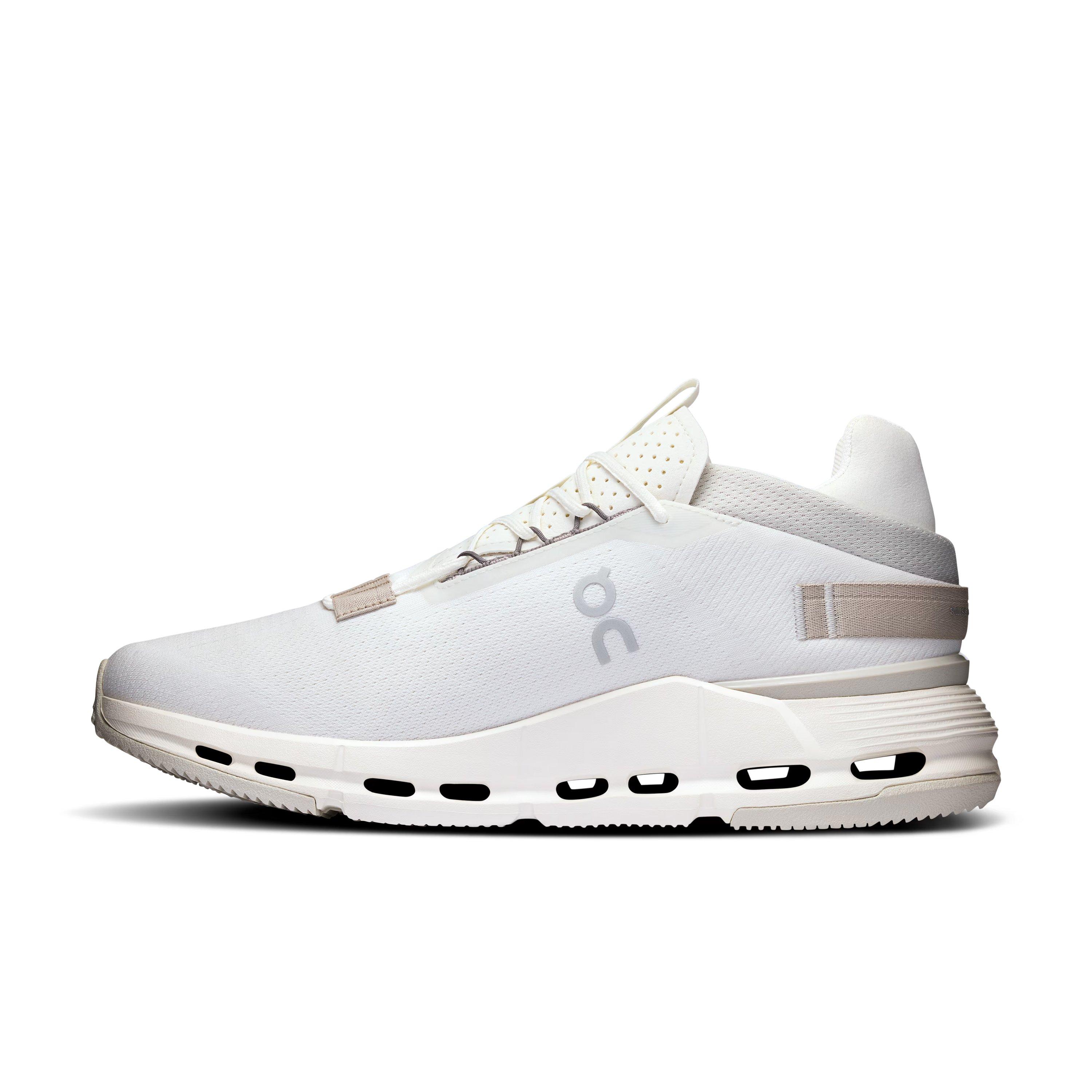 On Cloudnova 2 "Ice/Sand" Men's Shoe - WHITE/BEIGE Thumbnail View 2