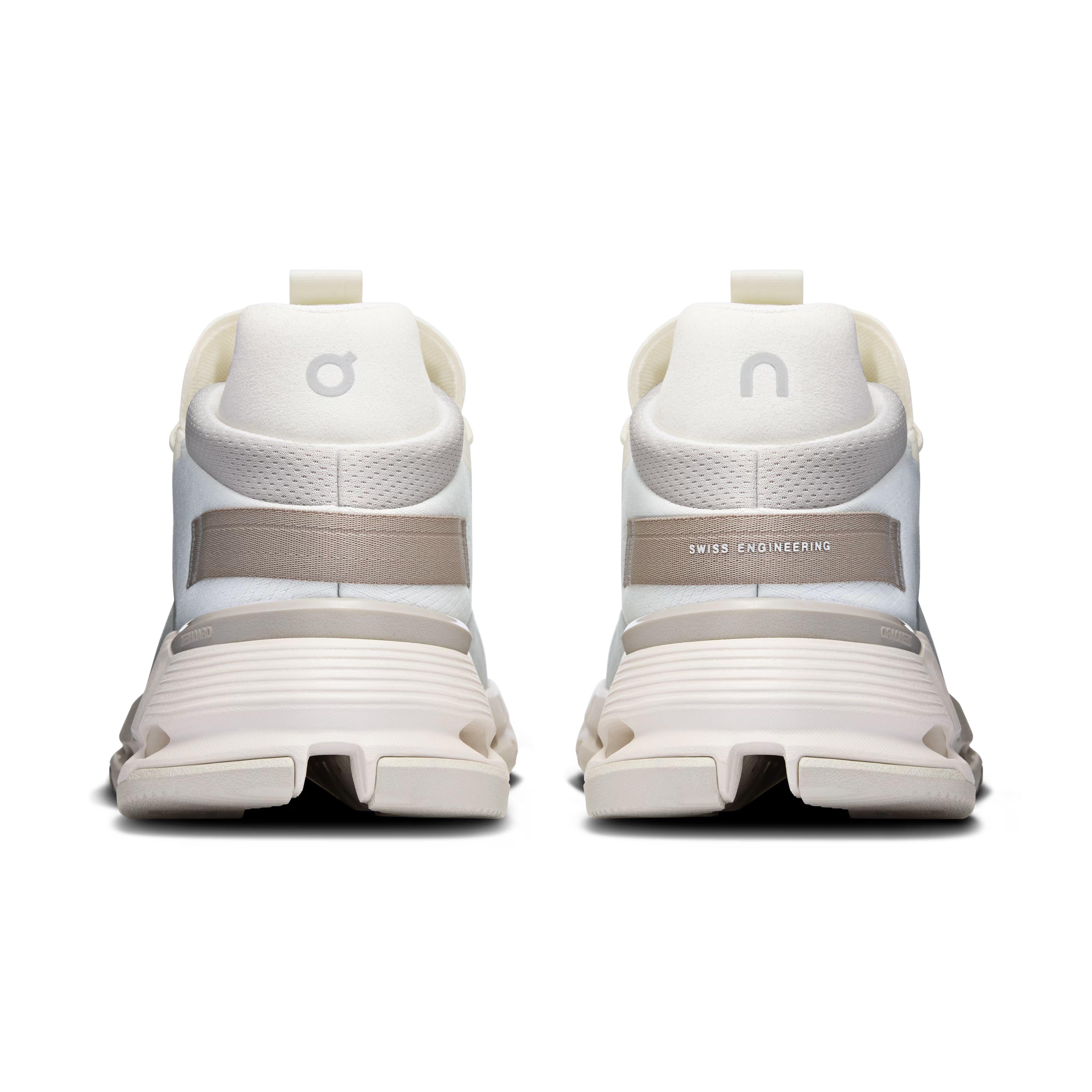 On Cloudnova 2 "Ice/Sand" Men's Shoe - WHITE/BEIGE Thumbnail View 5