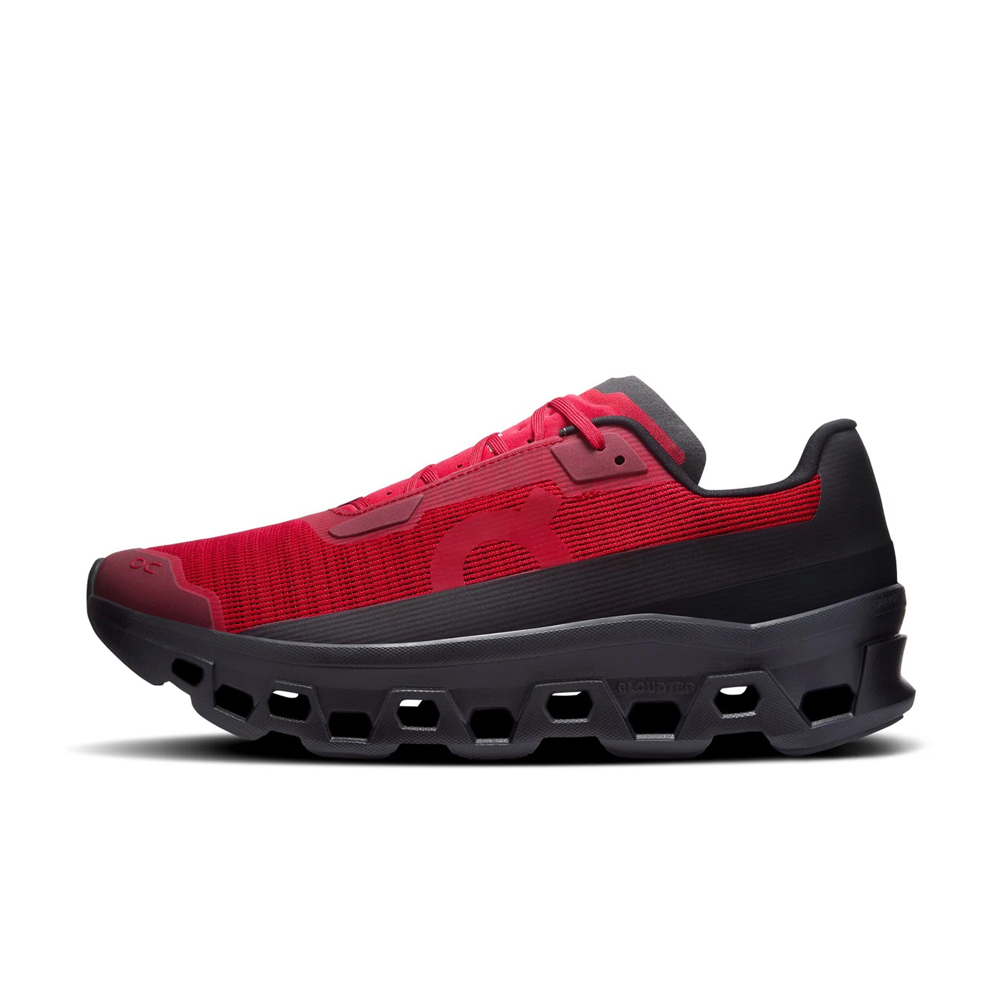 On Cloudmonster Void "Tundra/Black" Men's Shoe - RED/BLACK Thumbnail View 2