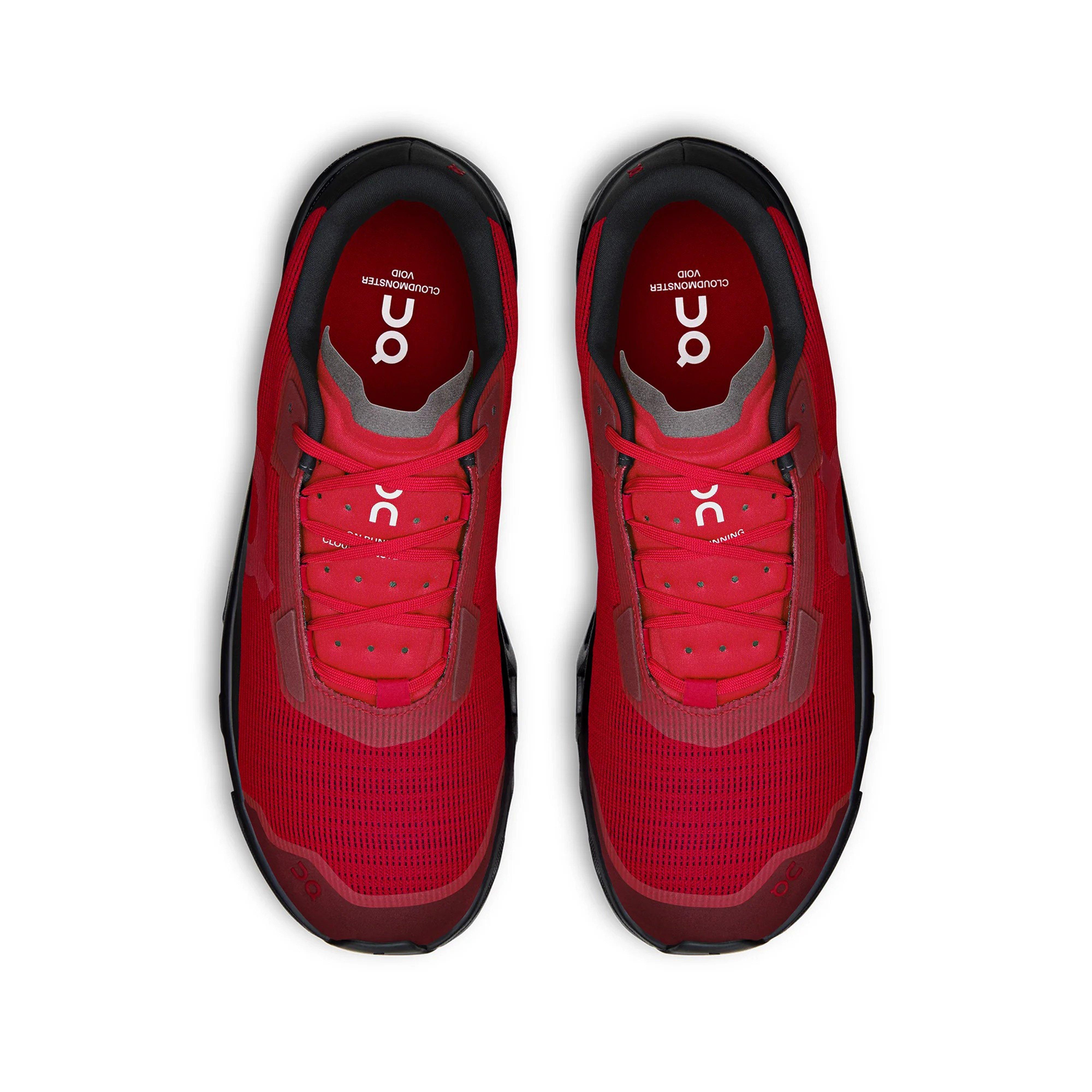 On Cloudmonster Void "Tundra/Black" Men's Shoe - RED/BLACK Thumbnail View 4