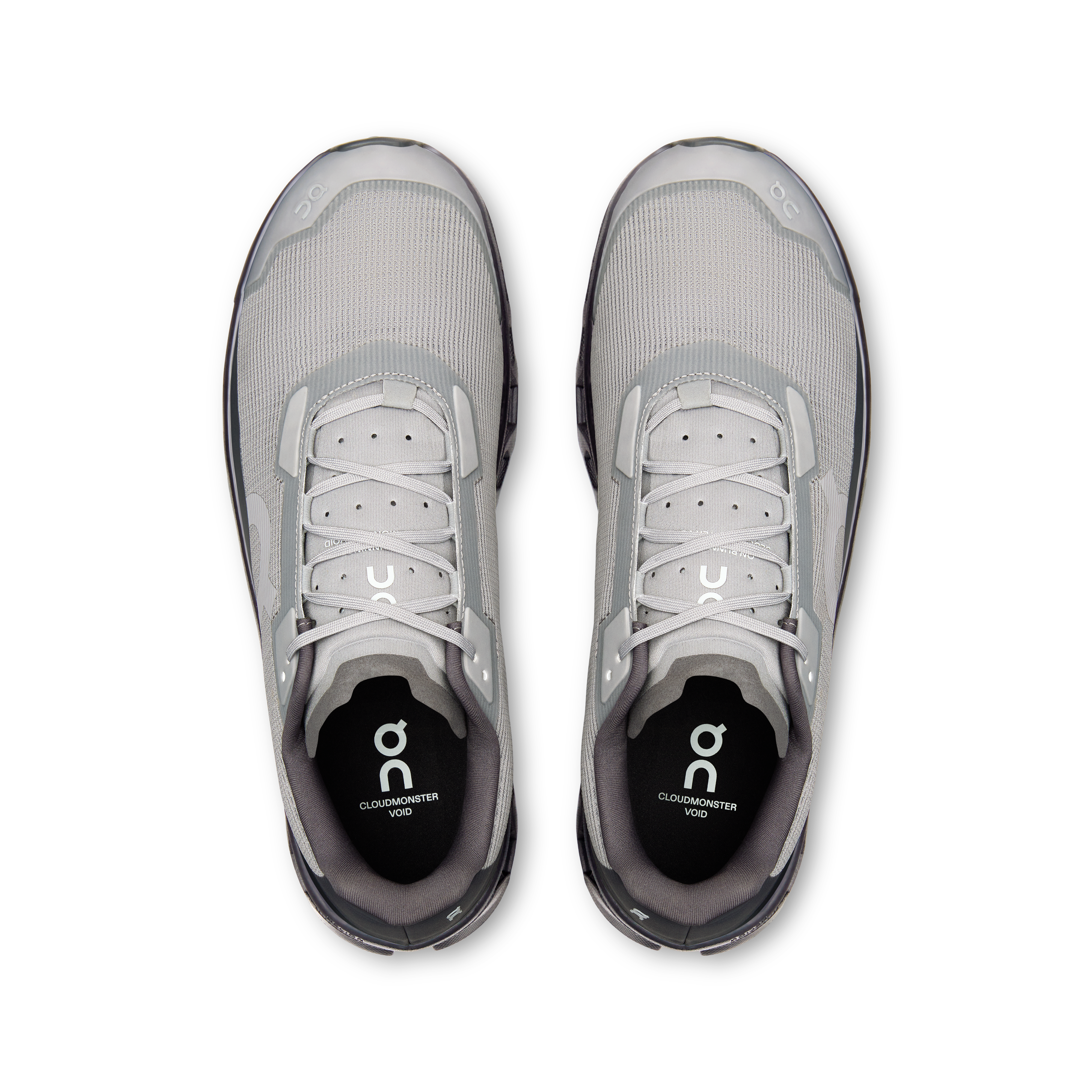 On Cloudmonster Void "Alloy/Black" Men's Shoe - BLACK/GREY Thumbnail View 4