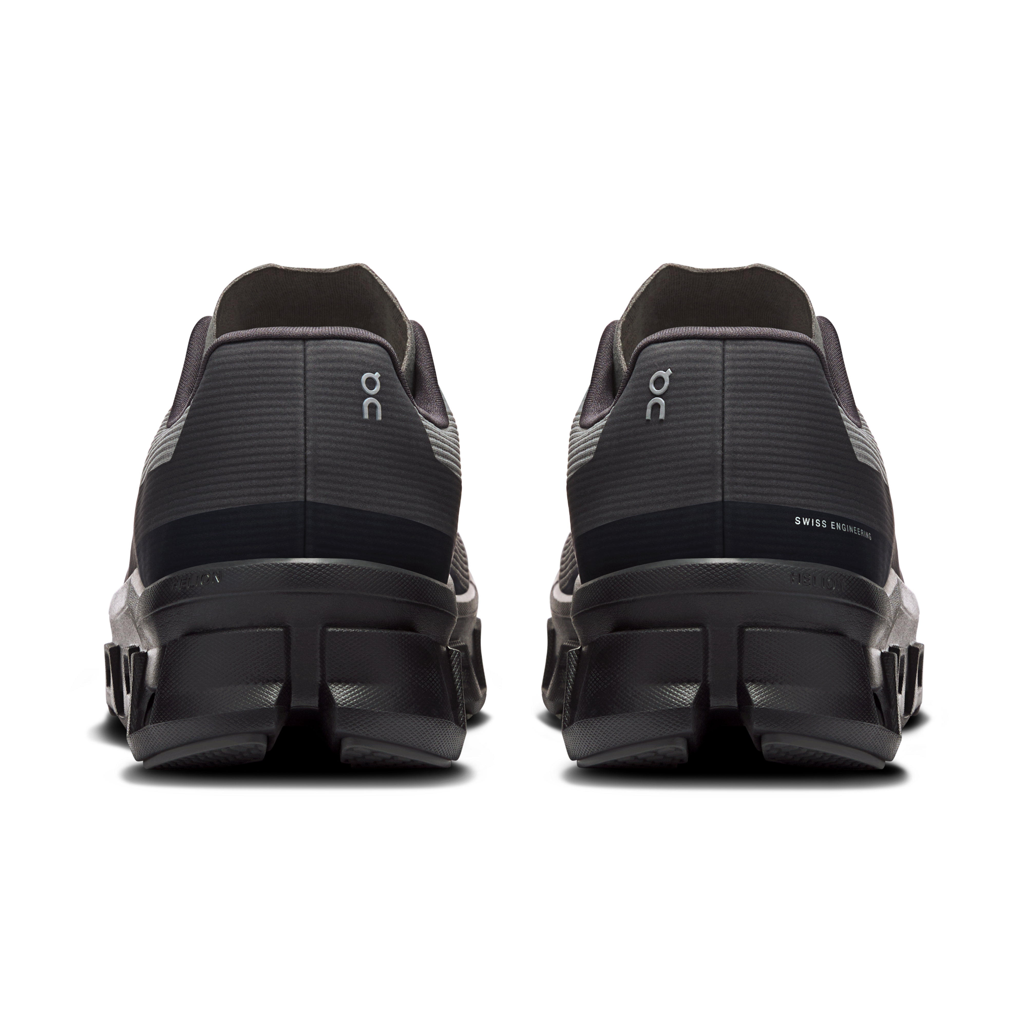 On Cloudmonster Void "Alloy/Black" Men's Shoe - BLACK/GREY Thumbnail View 6