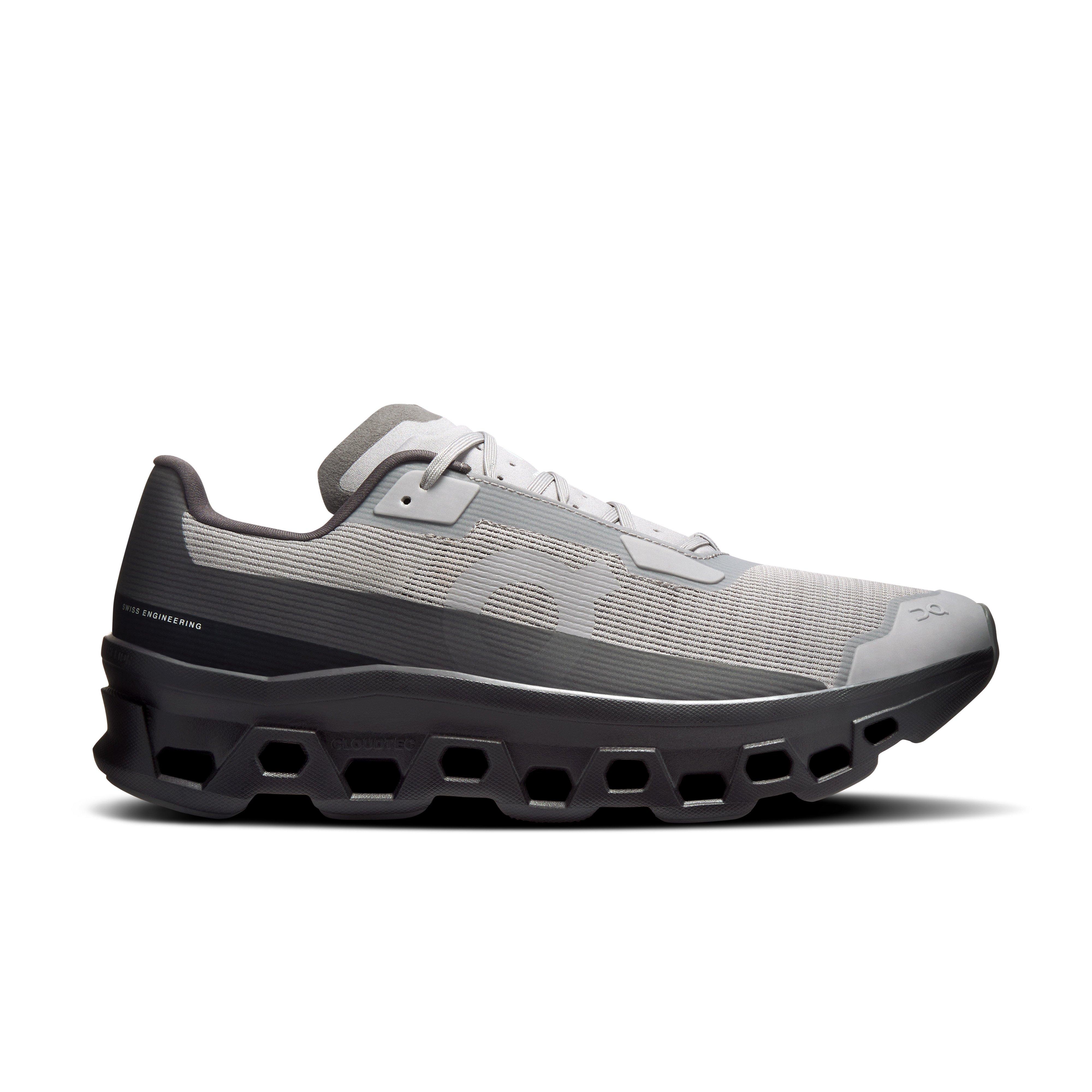 On Cloudmonster Void "Alloy/Black" Men's Shoe - BLACK/GREY Thumbnail View 1