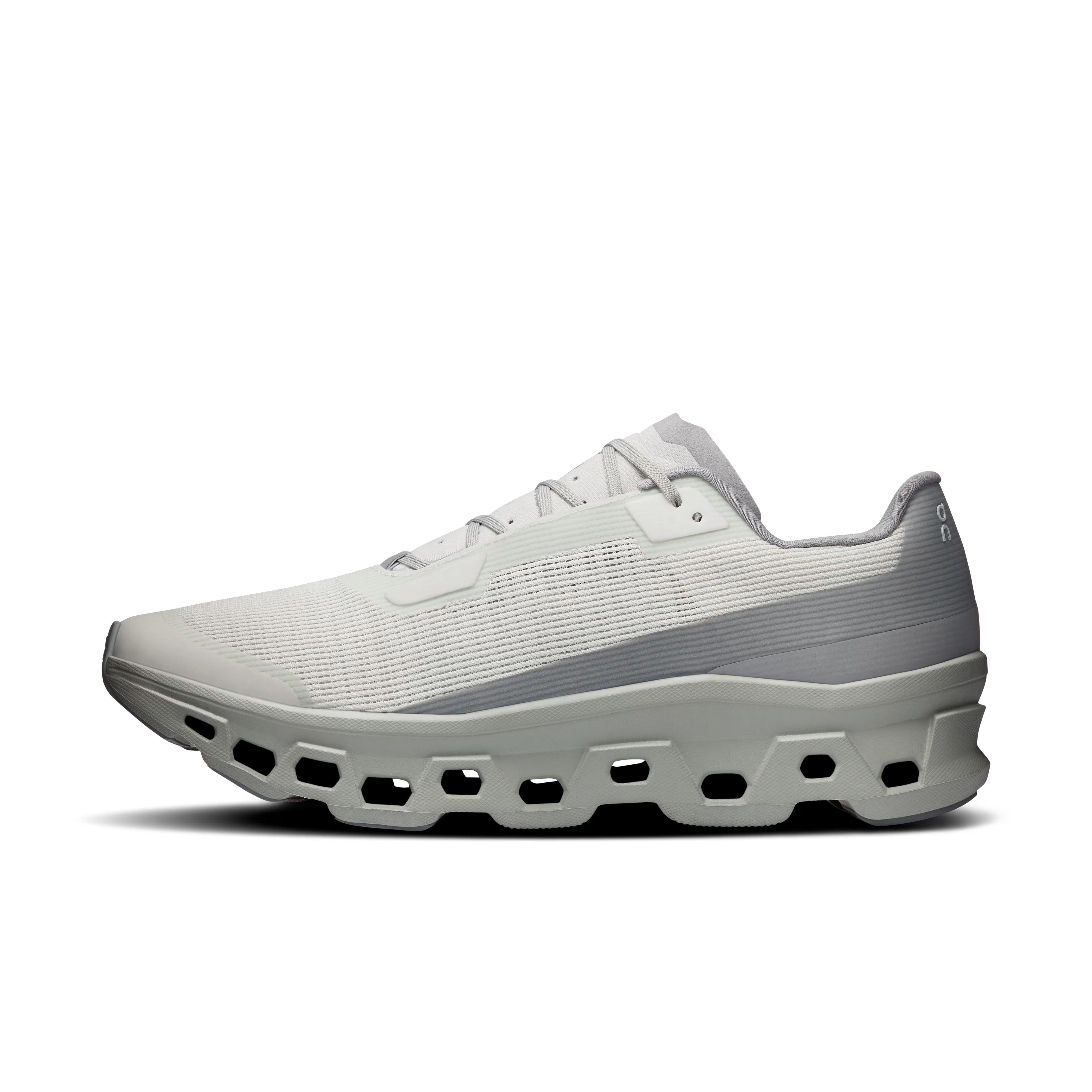 On Cloudmonster Void "Ice Tint" Men's Shoe - BLACK/WHITE/GREY Thumbnail View 2