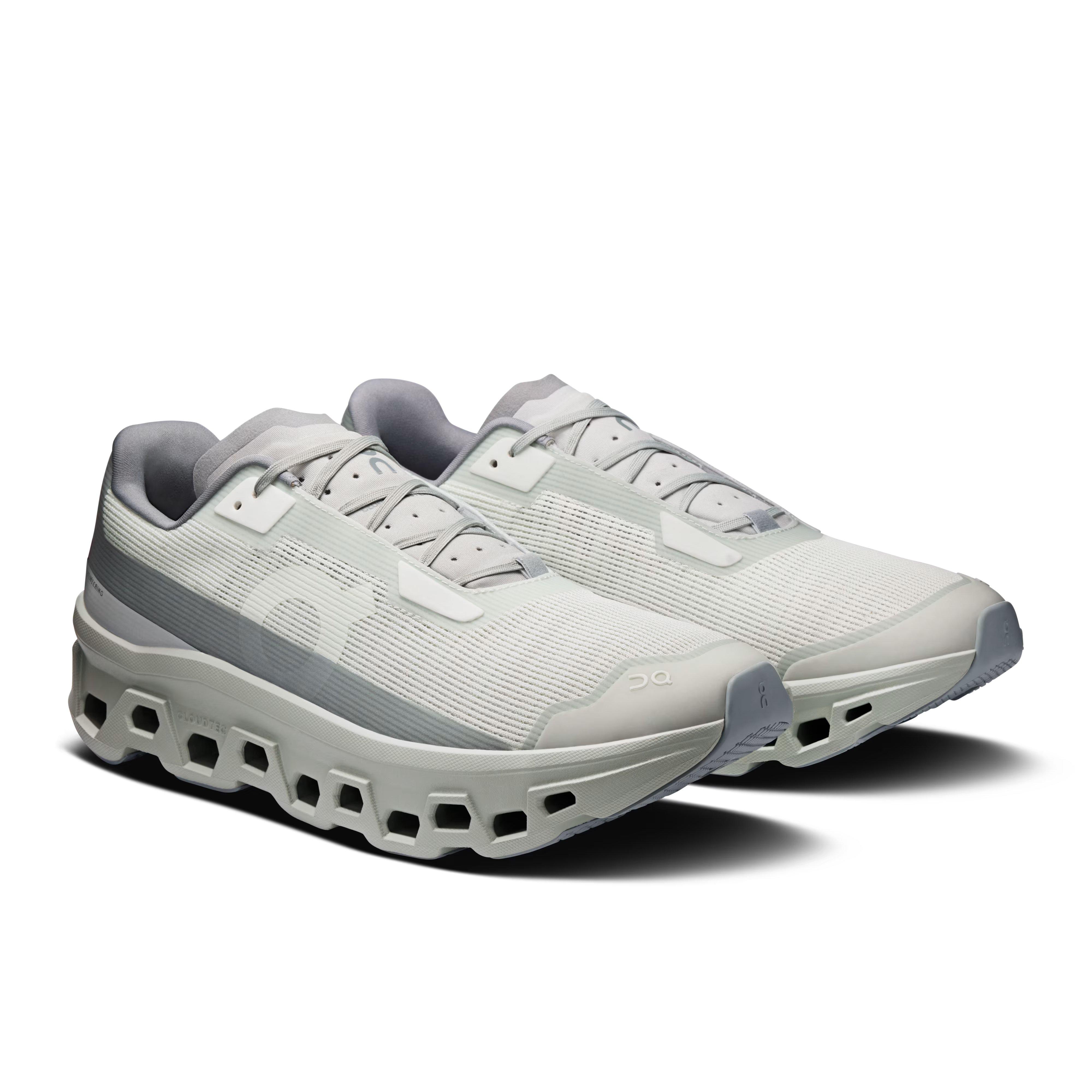 On Cloudmonster Void "Ice Tint" Men's Shoe - BLACK/WHITE/GREY Thumbnail View 6