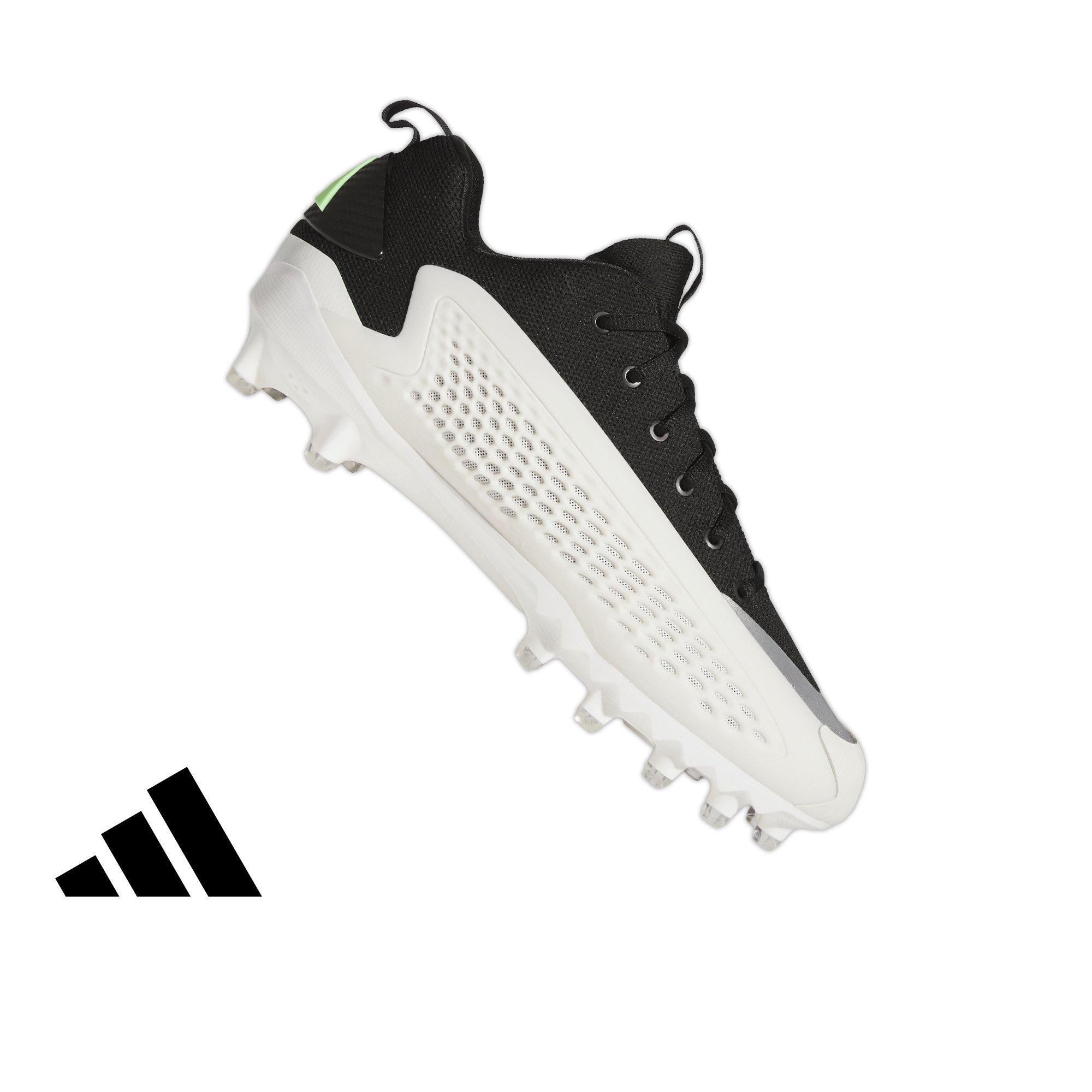 adidas Anthony Edwards 1 Low "Black/White" Men's Football Cleat - BLACK/WHITE Thumbnail View 1