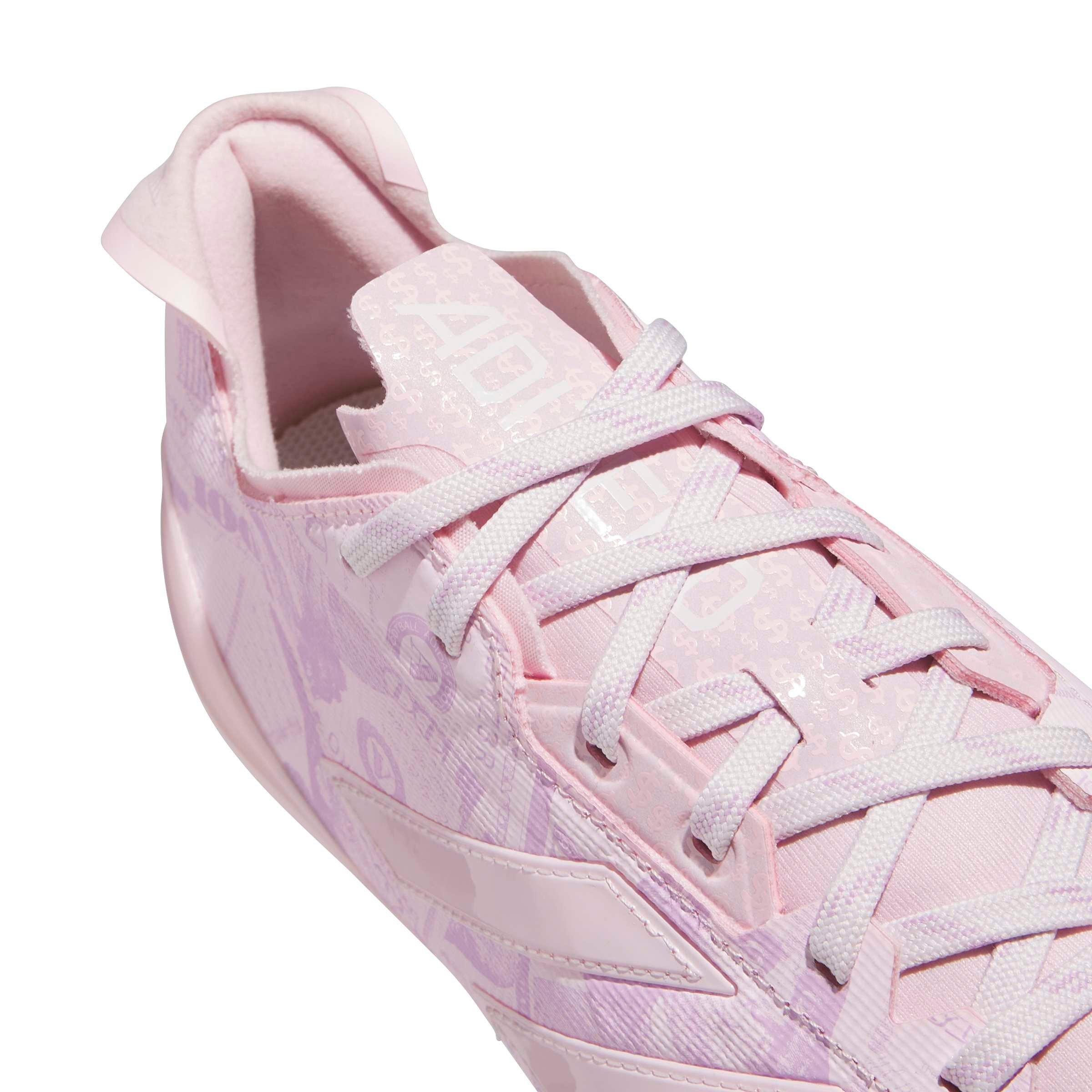 adidas Adizero Electric II Currency "Clear Pink" Men's Football Cleat - PINK Thumbnail View 7