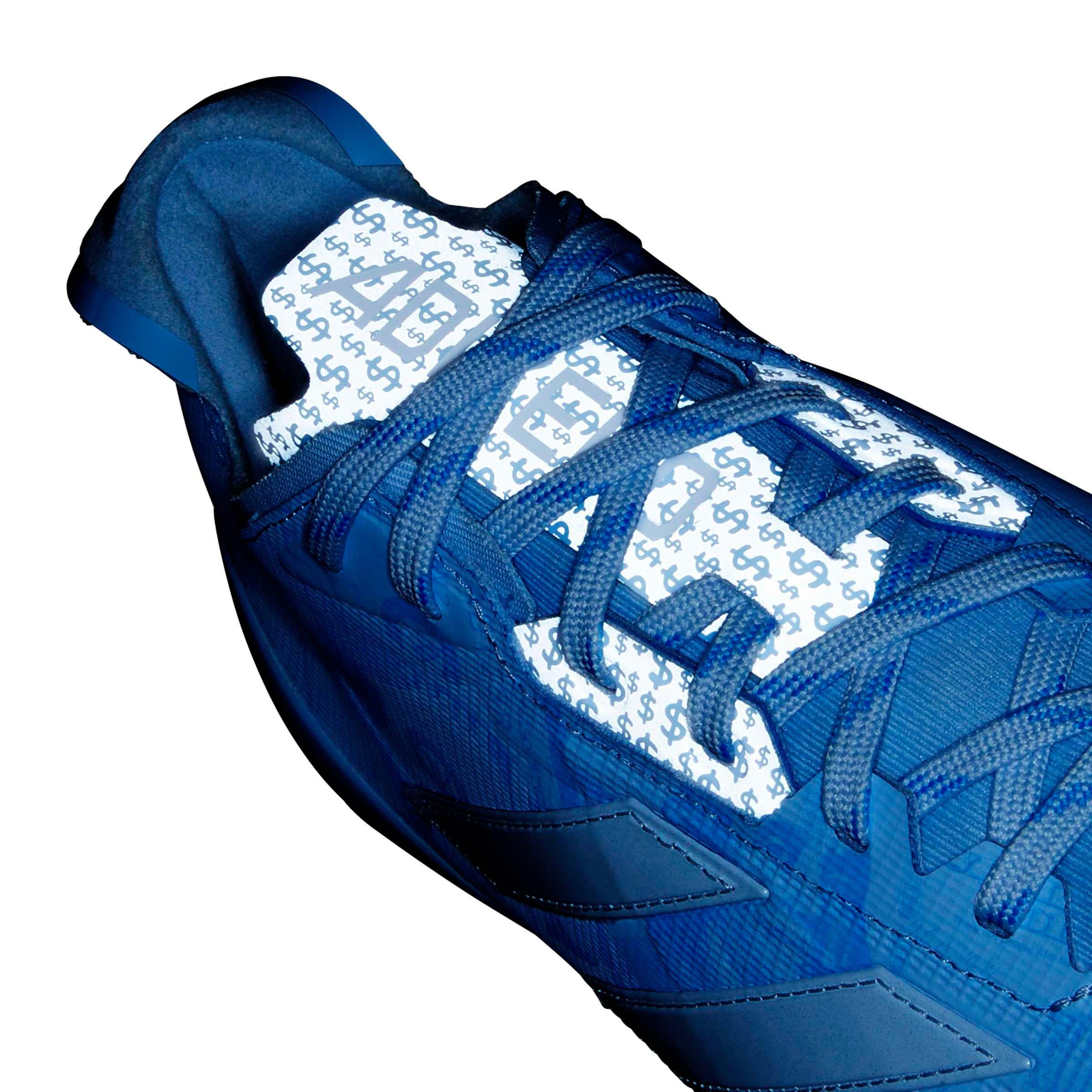 adidas Adizero Electric II Currency "Glow Blue" Men's Football Cleat - BLUE Thumbnail View 10