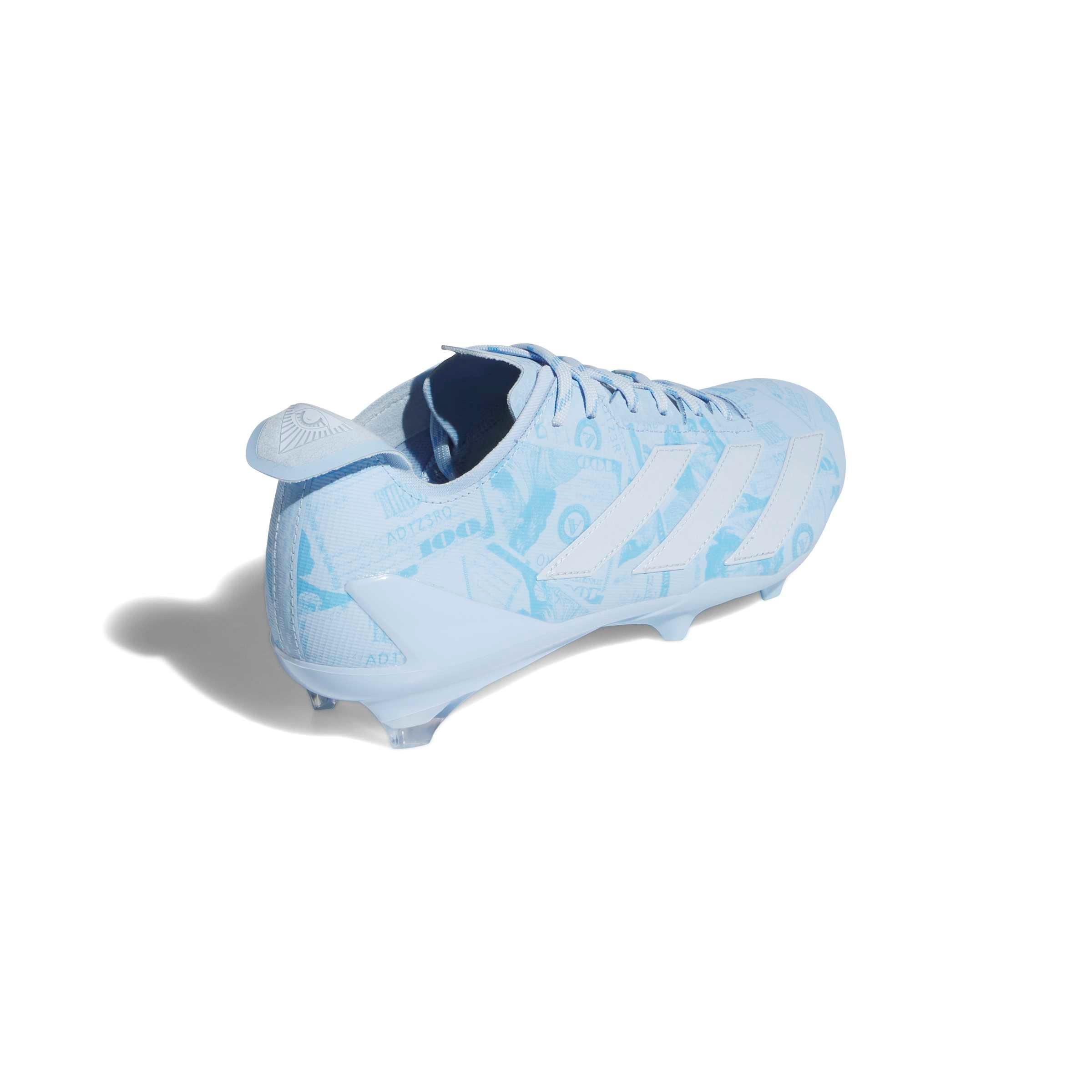 Adidas Adizero Electric II \'Currency Neutral Glow Blue\' - Men\'s size 8 adidas Adizero Electric II Football Cleat | Hibbett main image 2
