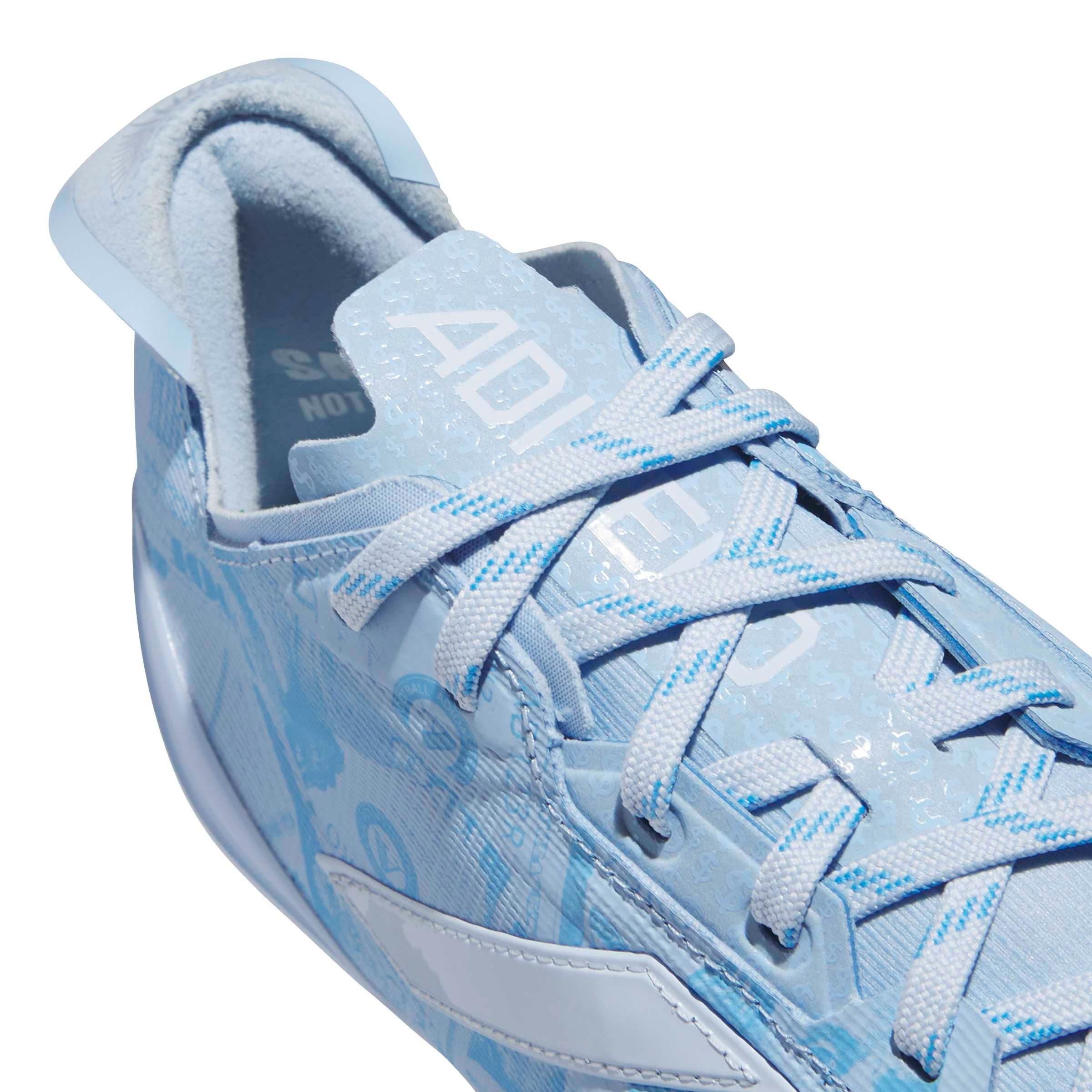 Adidas Adizero Electric II Football Cleats Mens 7.5 Blue Money Currency JQ3981 adidas Adizero Electric II Football Cleat | Hibbett main image 3
