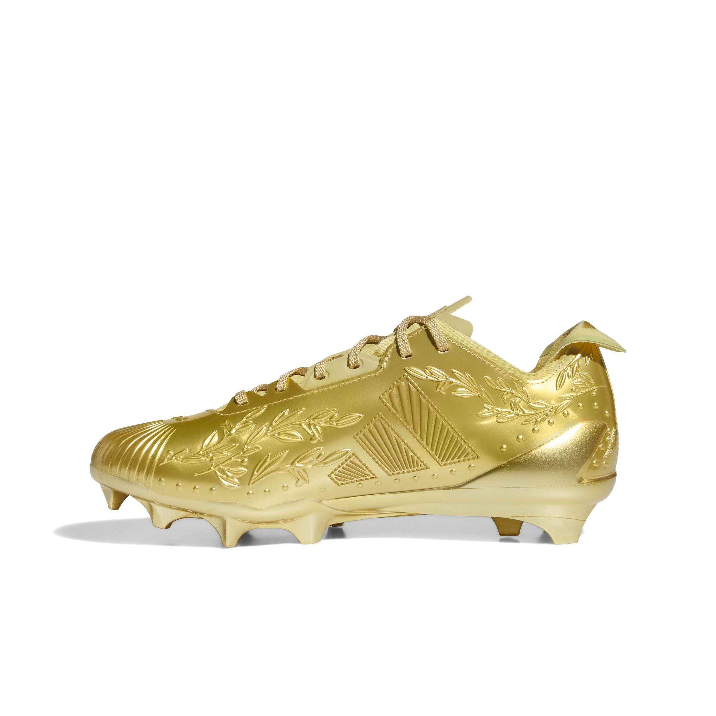 adidas Adizero Electric II Coins "Gold Metallic" Men's Football Cleat - GOLD Thumbnail View 2