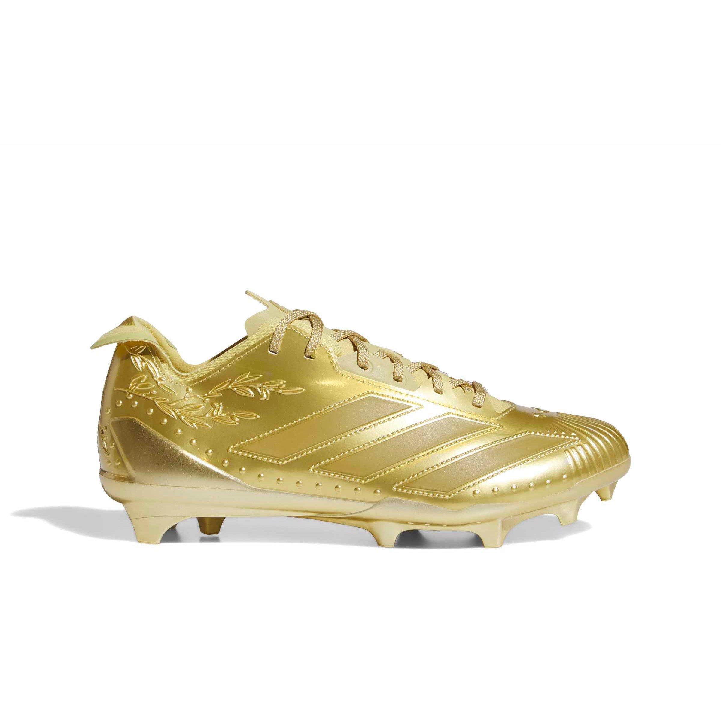 RARE Adidas Adizero GOLD Cleats Adidas Adizero Cleats Yellow/Gold Mens Size 9 G28316 Rare  main image 2