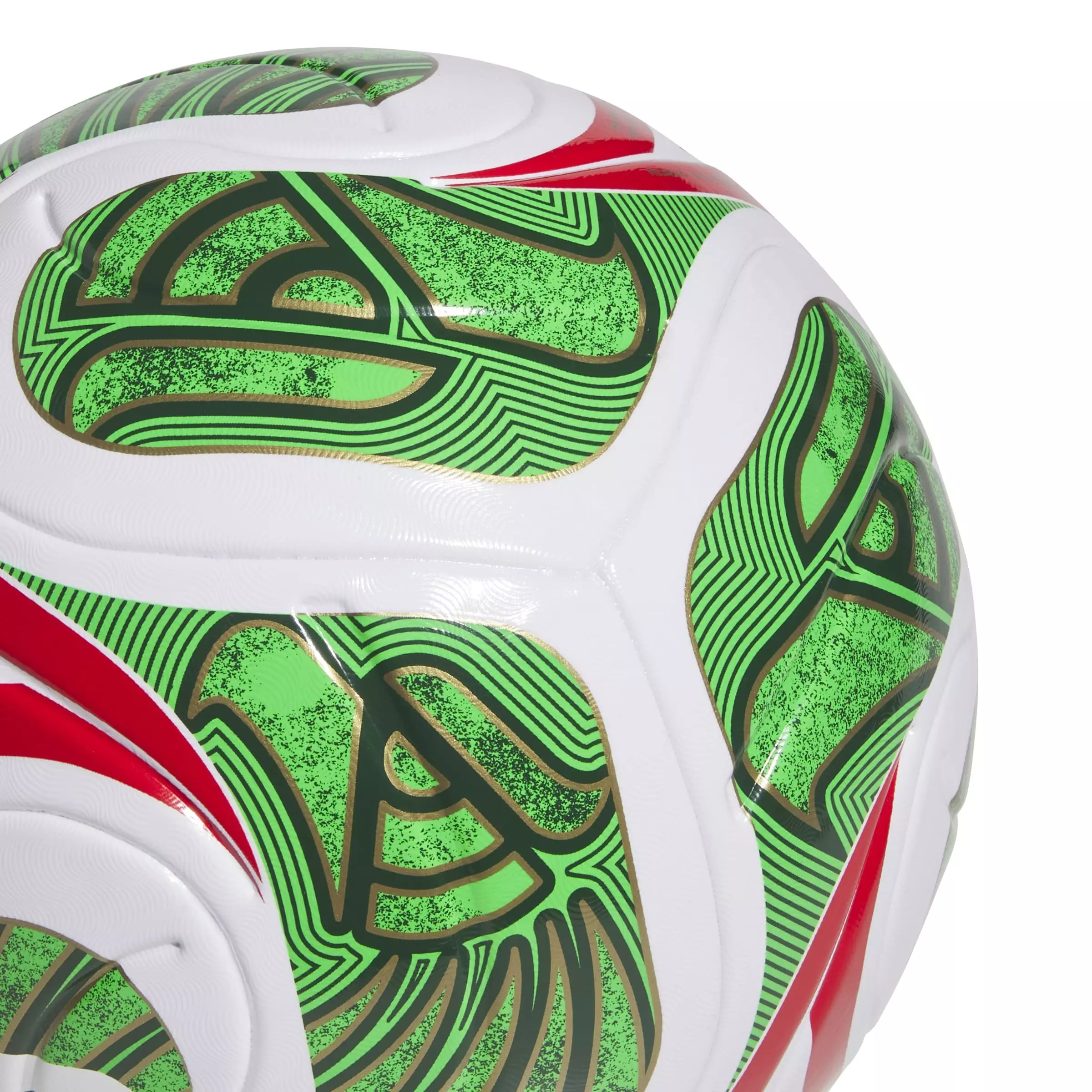 adidas FIFA World Cup 26&trade; TRIONDA Mexico League Soccer Ball - WHITE/VIVID RED/AMAZON GREEN