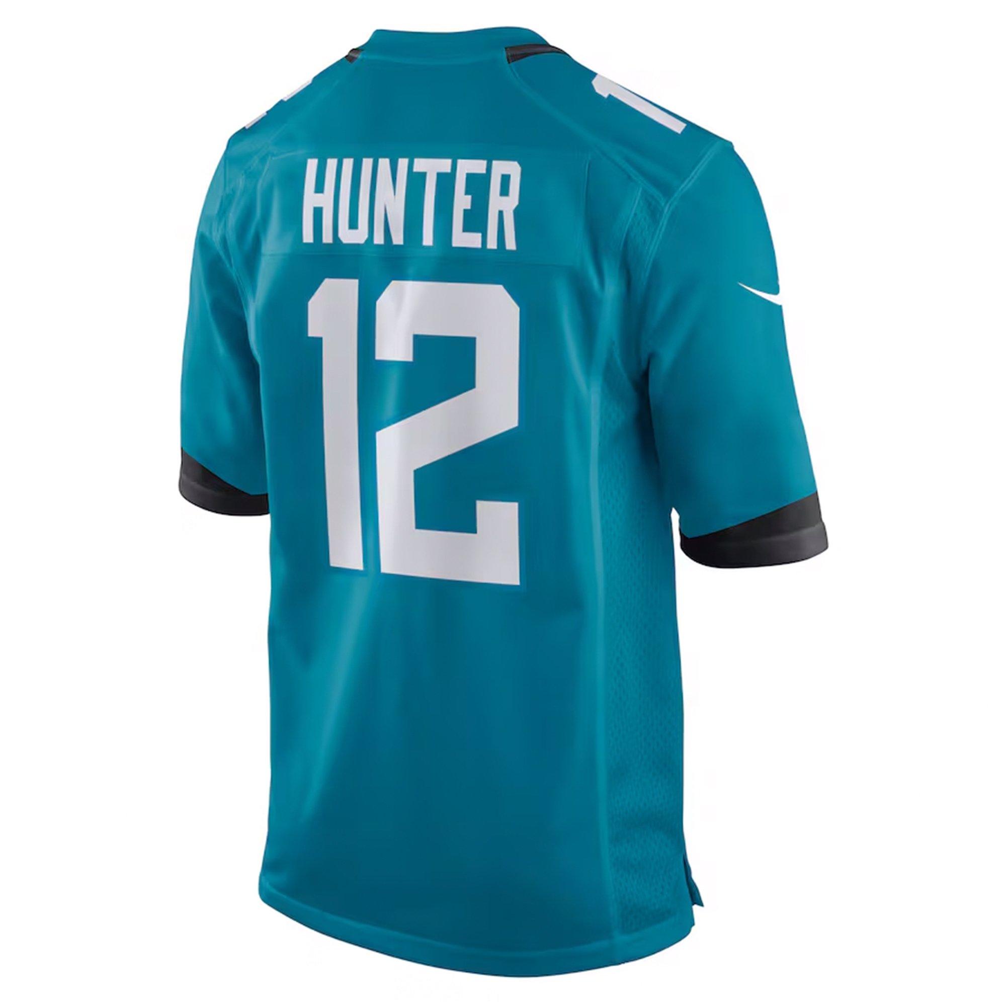 Nike Jacksonville Jaguars Travis Hunter Alternate Game Jersey-Teal - TEAL Thumbnail View 2