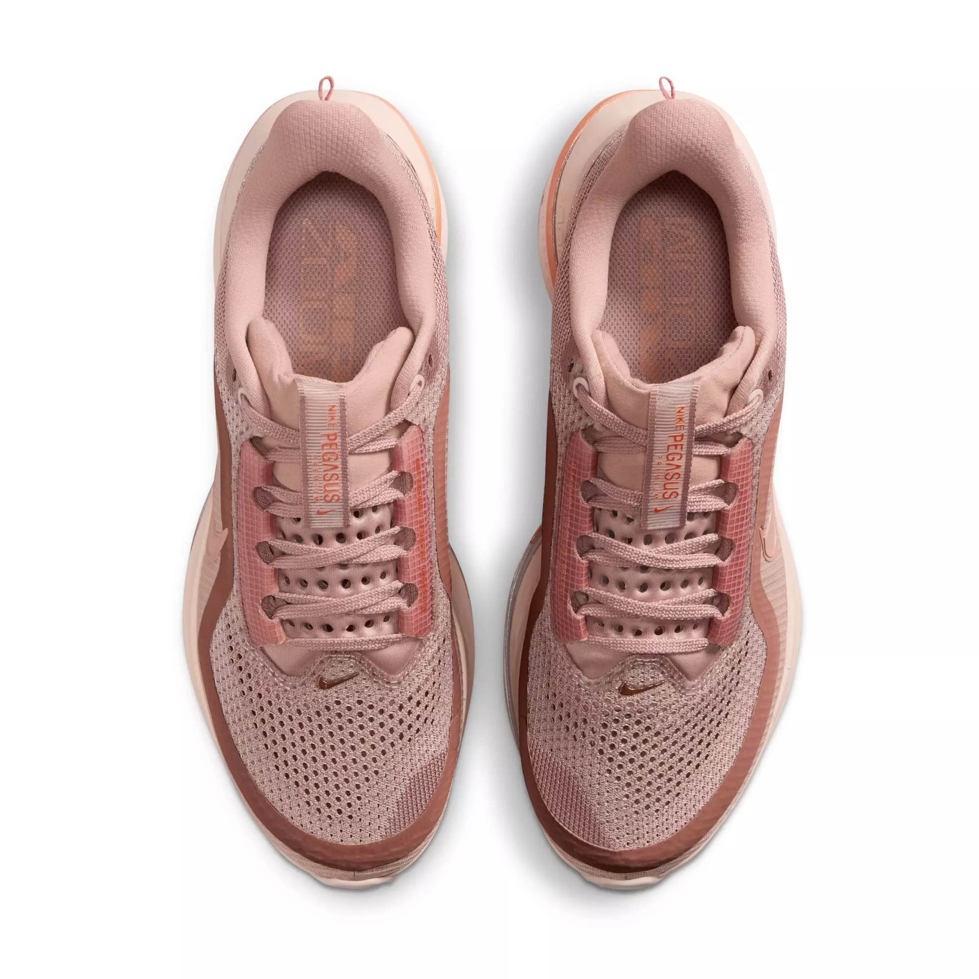 Nike Pegasus Premium "Particle Pink/Mtlc Rose Gold/Silt Red" Women's Road Running Shoe - LT PINK