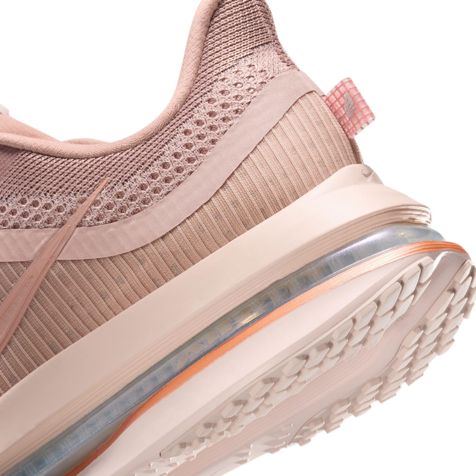 Nike Pegasus Premium "Particle Pink/Mtlc Rose Gold/Silt Red" Women's Road Running Shoe - LT PINK Thumbnail View 11