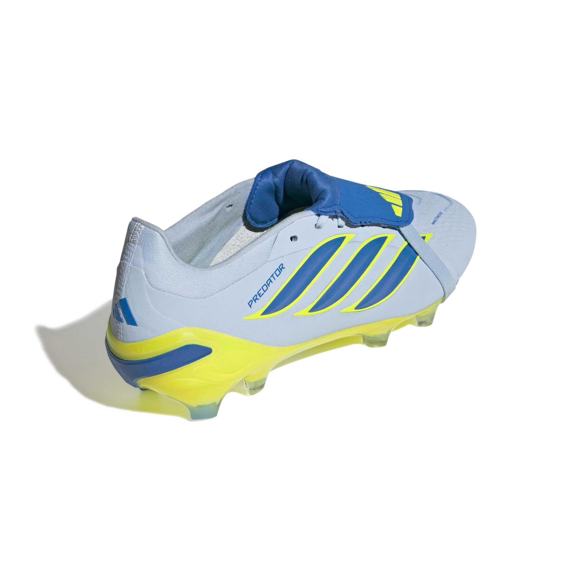adidas Predator Pro Fold-Over Tongue "Ray Blue" Men's Soccer Cleat - BLUE/YELLOW Thumbnail View 4
