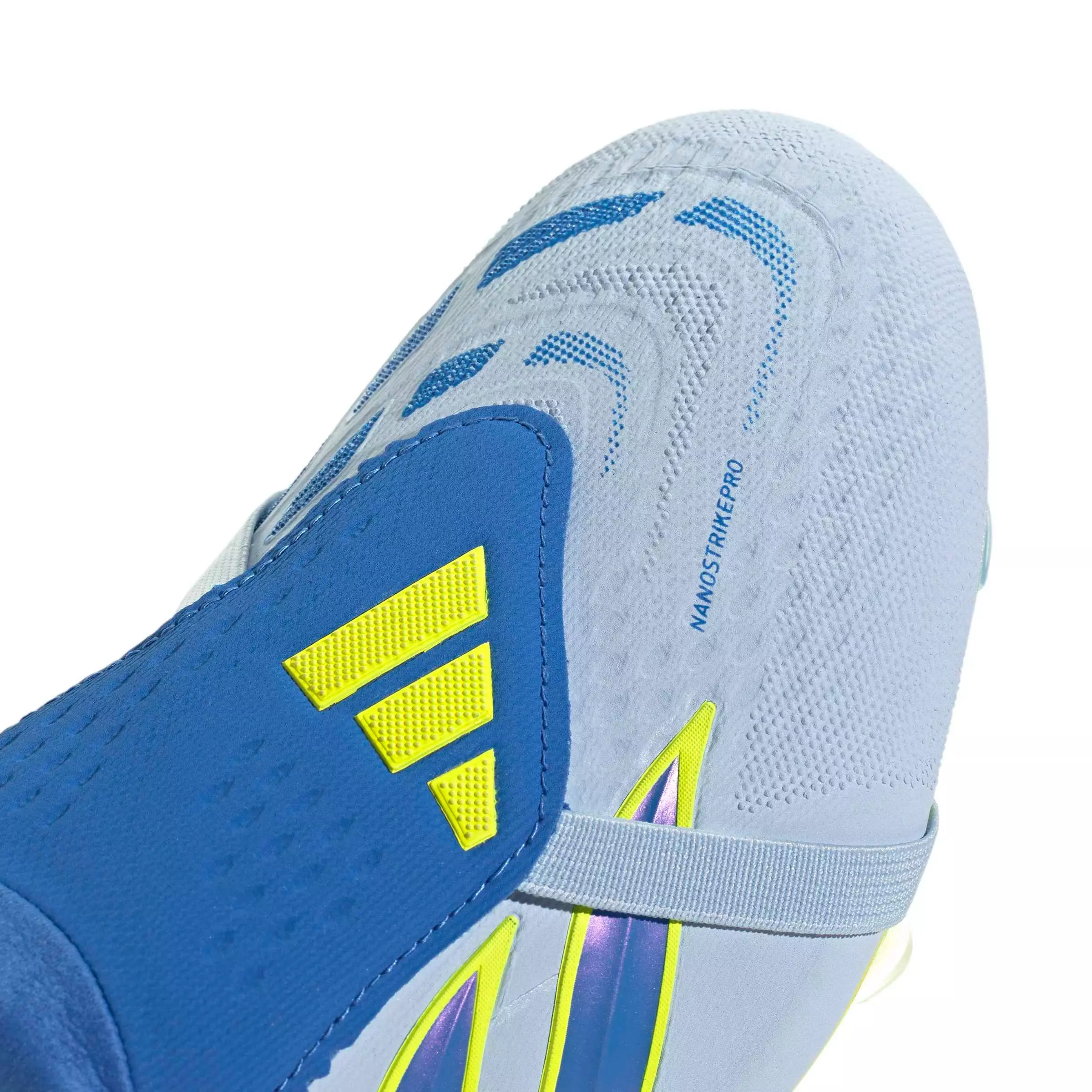 adidas Predator Pro Fold-Over Tongue "Ray Blue" Men's Soccer Cleat - BLUE/YELLOW