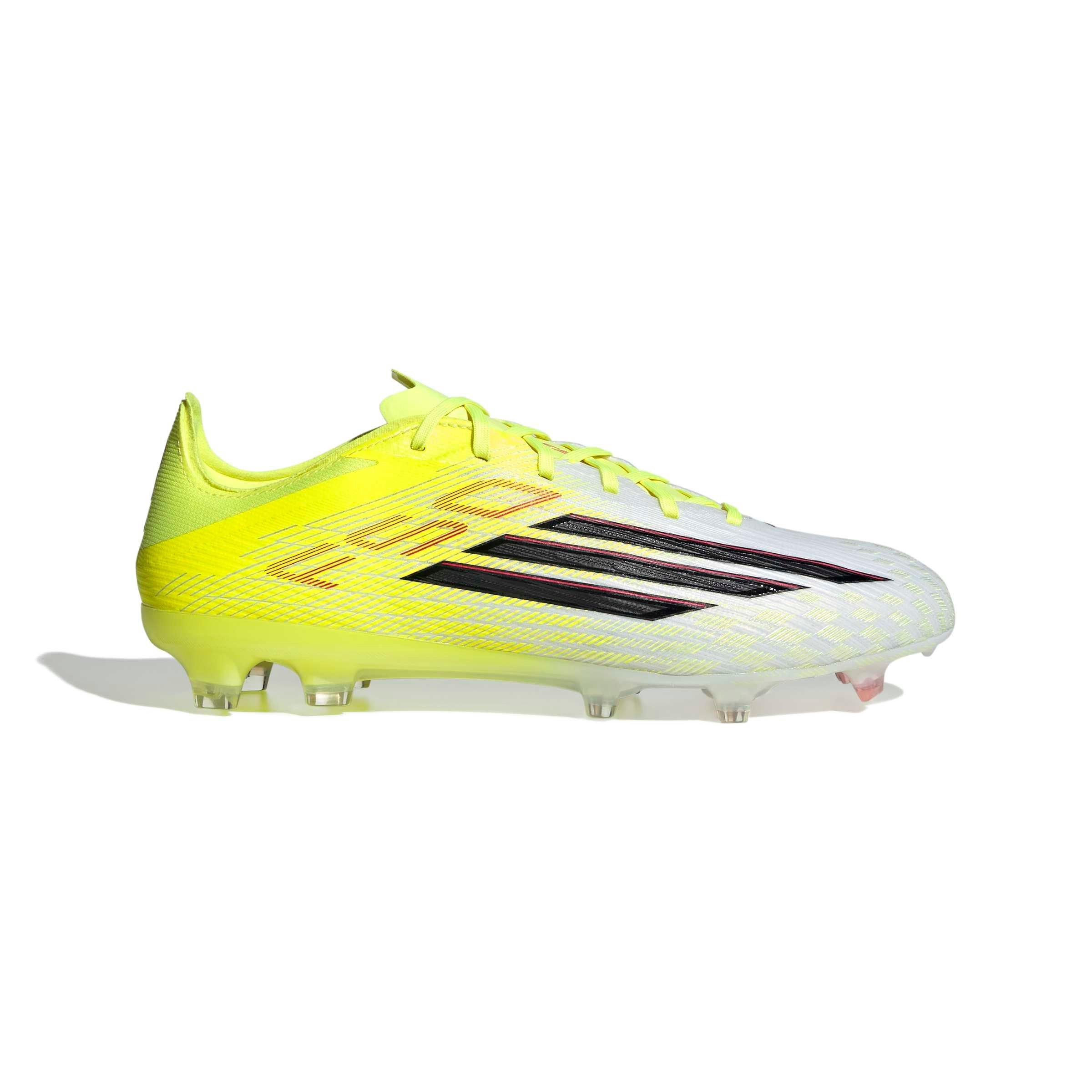 adidas F50 Pro FG "Solar Yellow" Men's Soccer Cleat - YELLOW/BLACK Thumbnail View 2