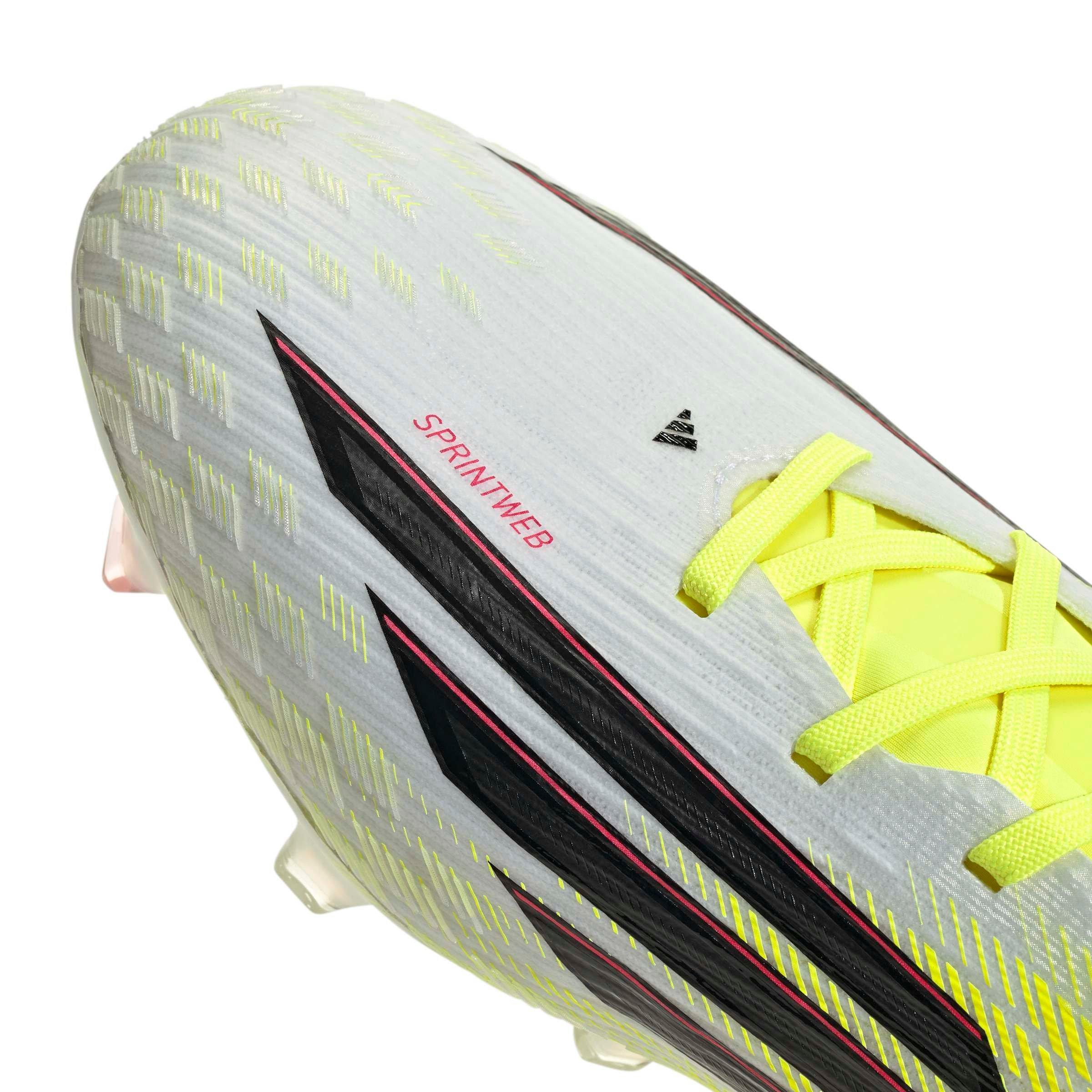 adidas F50 Pro FG "Solar Yellow" Men's Soccer Cleat - YELLOW/BLACK Thumbnail View 5