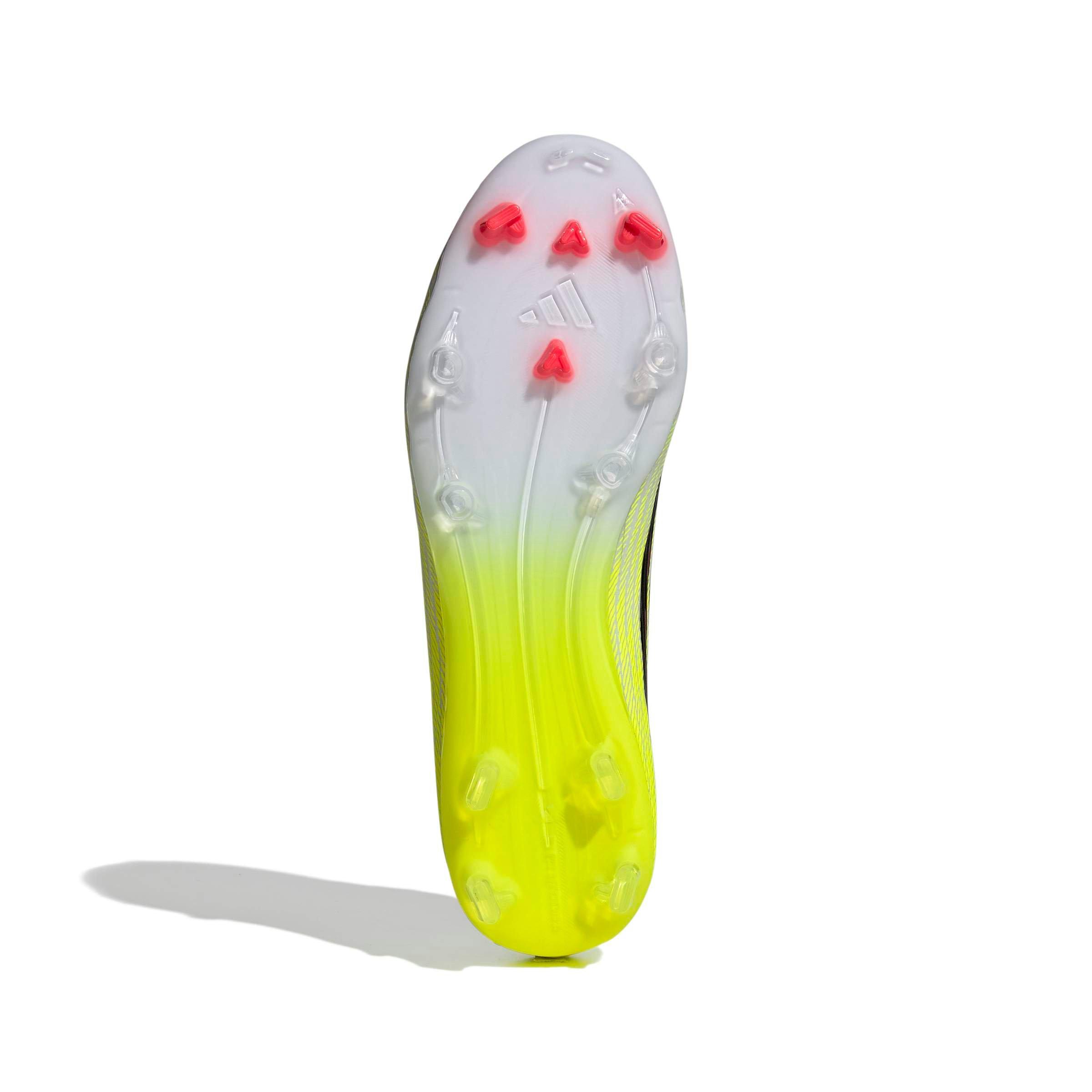 adidas F50 League FG "Solar Yellow" Men's Soccer Cleat - YELLOW/BLACK Thumbnail View 9