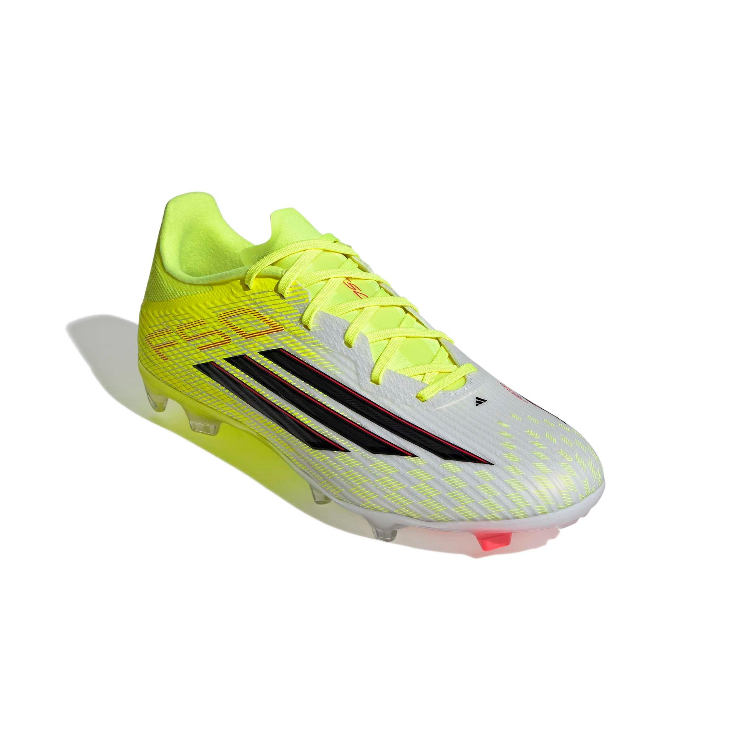 adidas F50 League FG "Solar Yellow" Men's Soccer Cleat - YELLOW/BLACK Thumbnail View 3