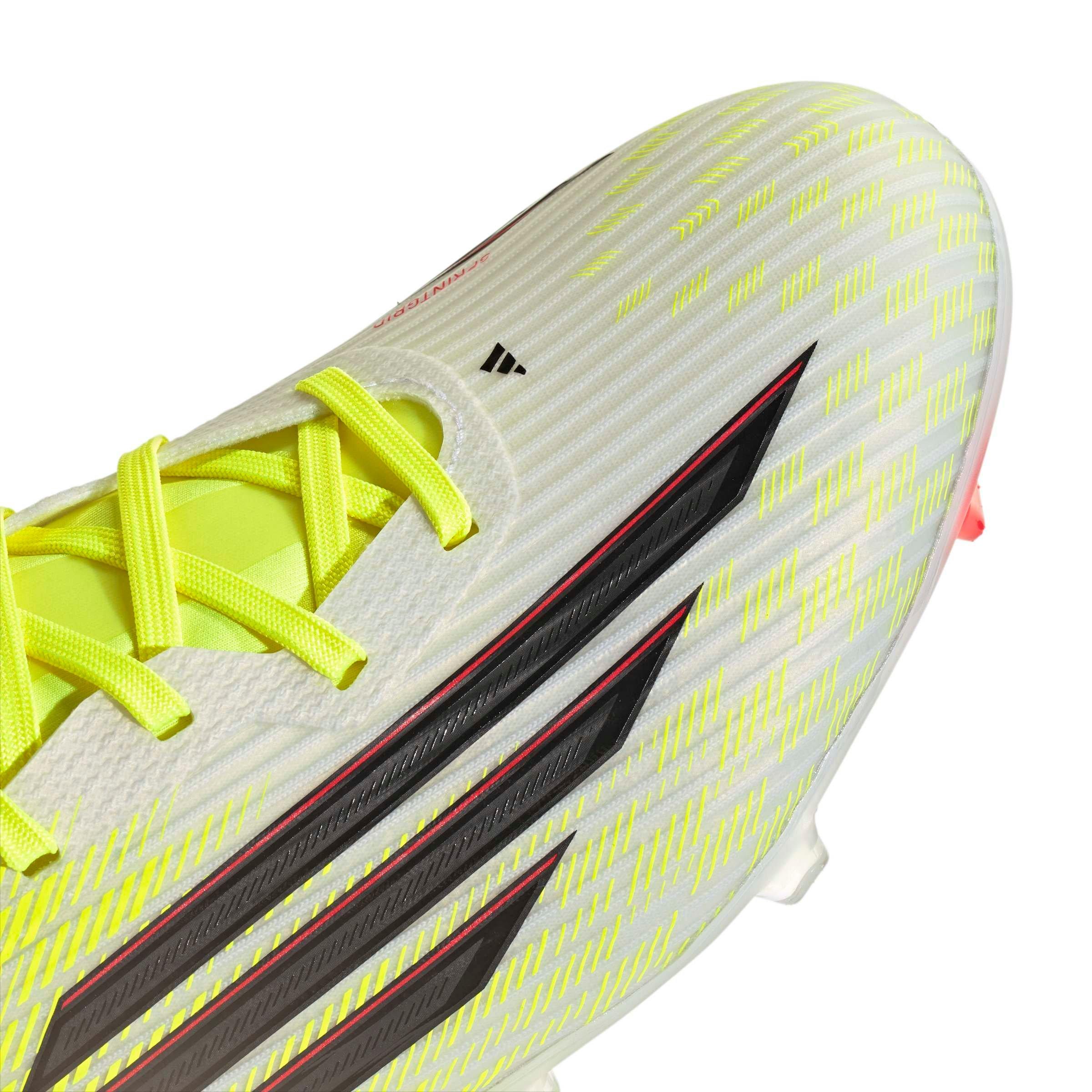 adidas F50 League FG "Solar Yellow" Men's Soccer Cleat - YELLOW/BLACK Thumbnail View 6