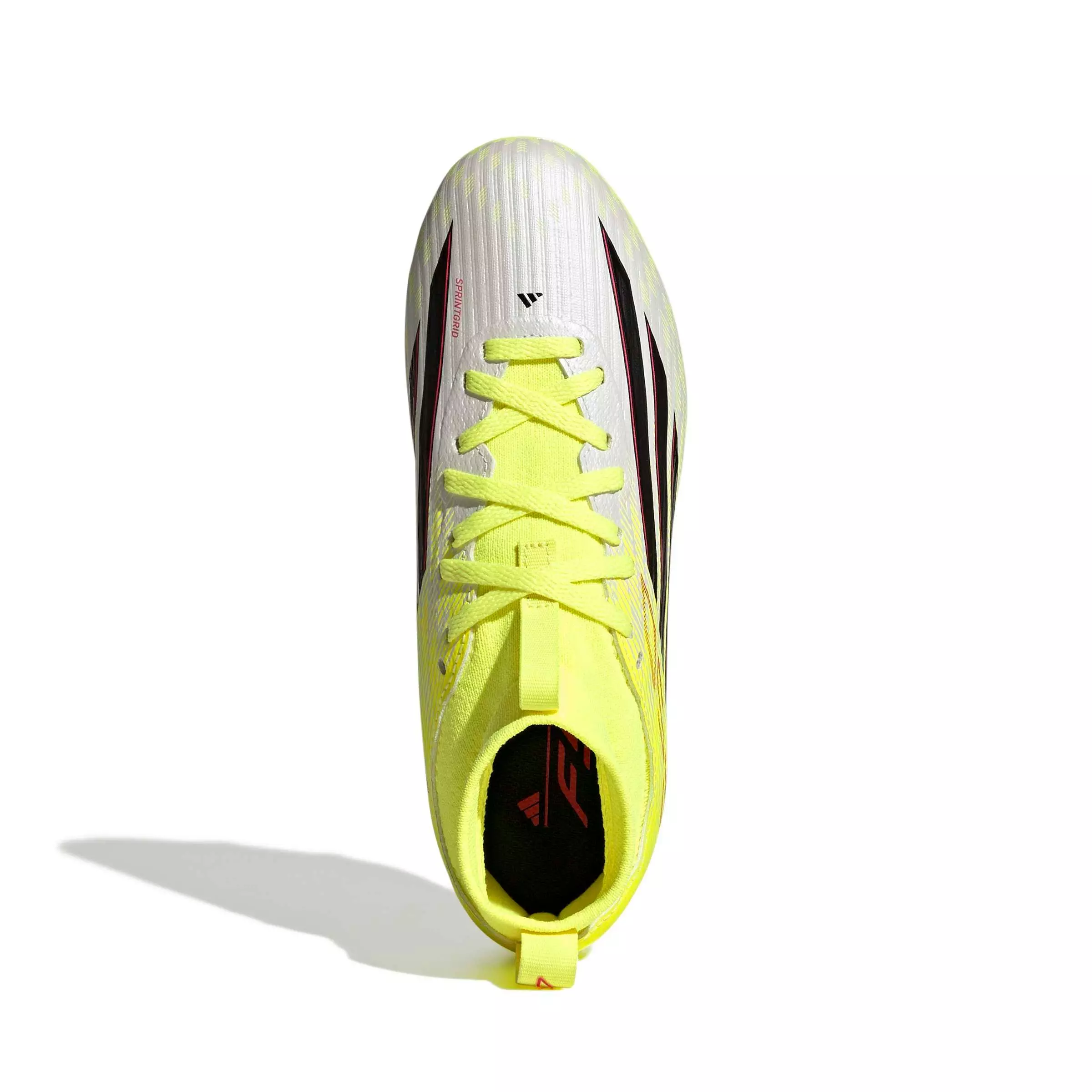adidas F50 League FG "Solar Yellow" Grade School Kids' Soccer Cleat - YELLOW/BLACK
