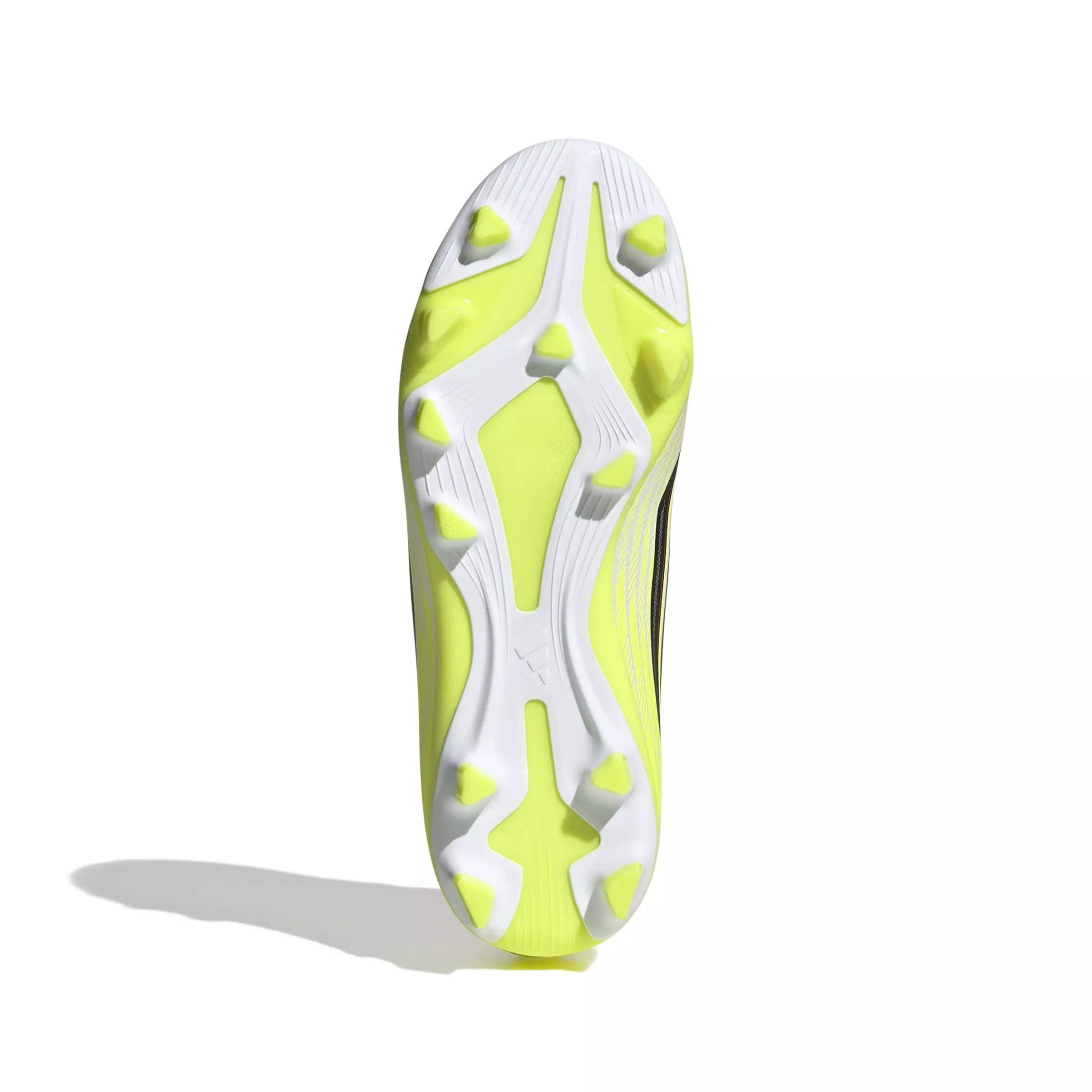 adidas F50 Club FG "Solar Yellow" Grade School Kids' Soccer Cleat - YELLOW/BLACK
